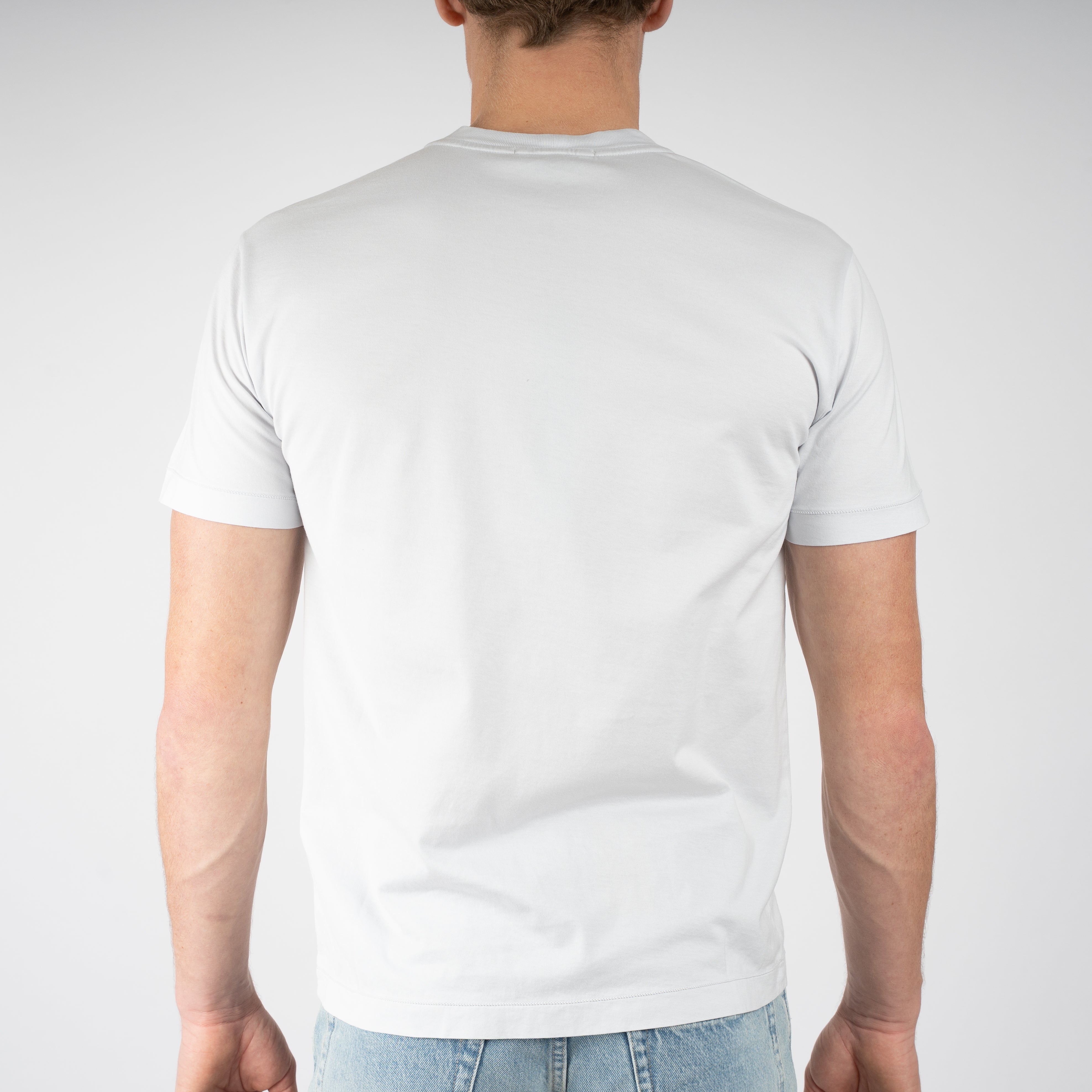 Stone Island T-Shirt Lichtblauw | 60/2 Cotton Jersey