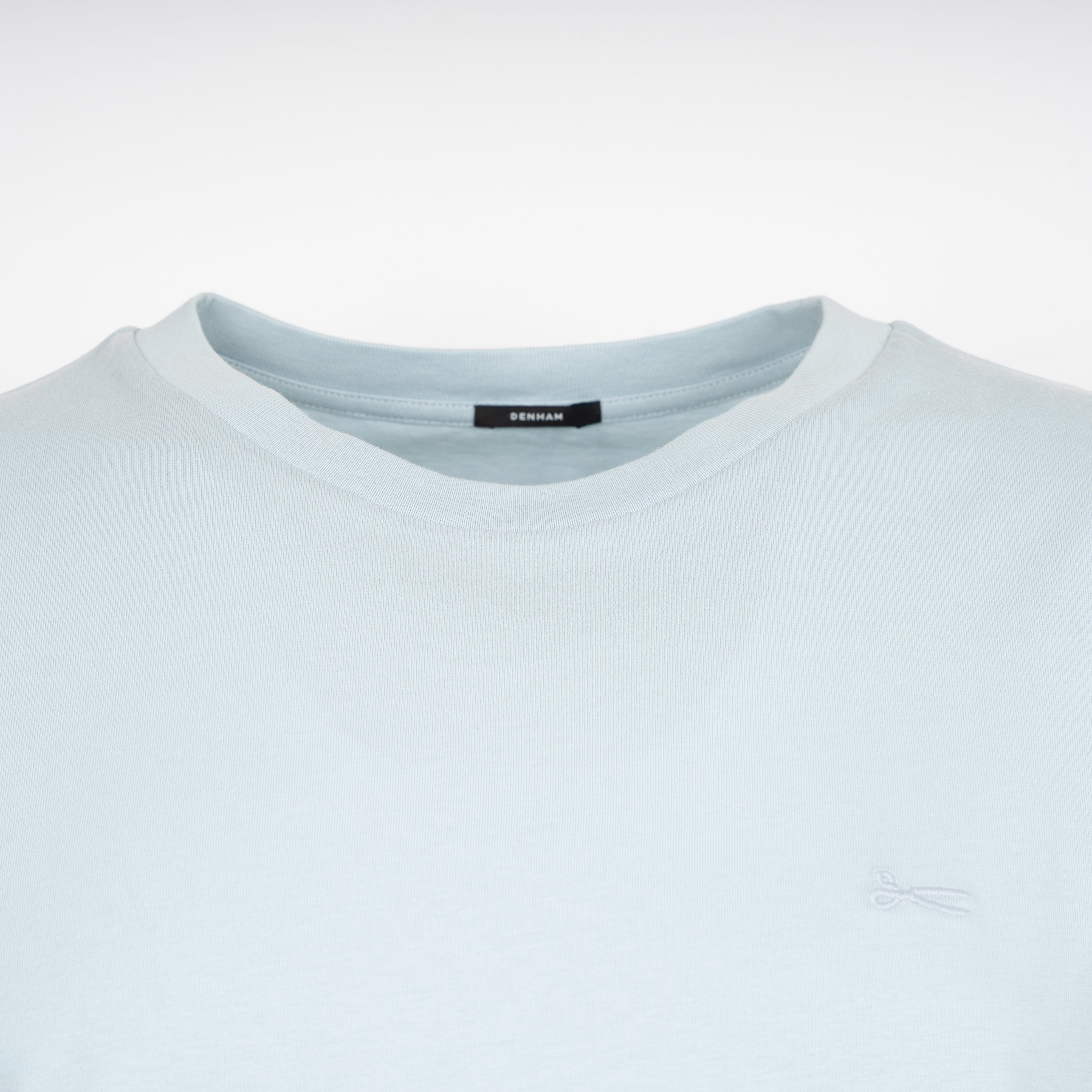 Denham T-Shirt Lichtblauw | Scissor Tee