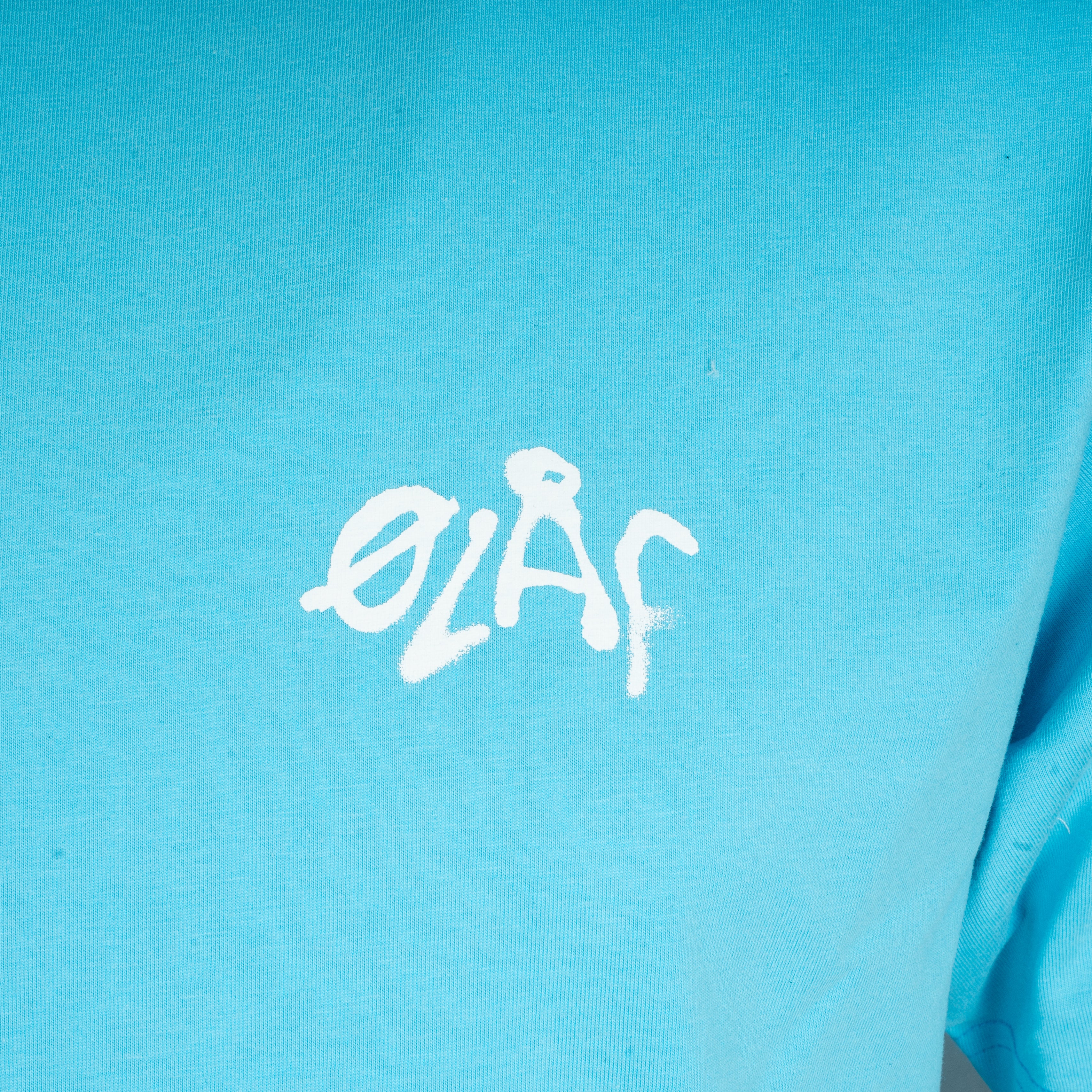 Olaf T-Shirt met Backprint Lichtblauw | Tag Tee