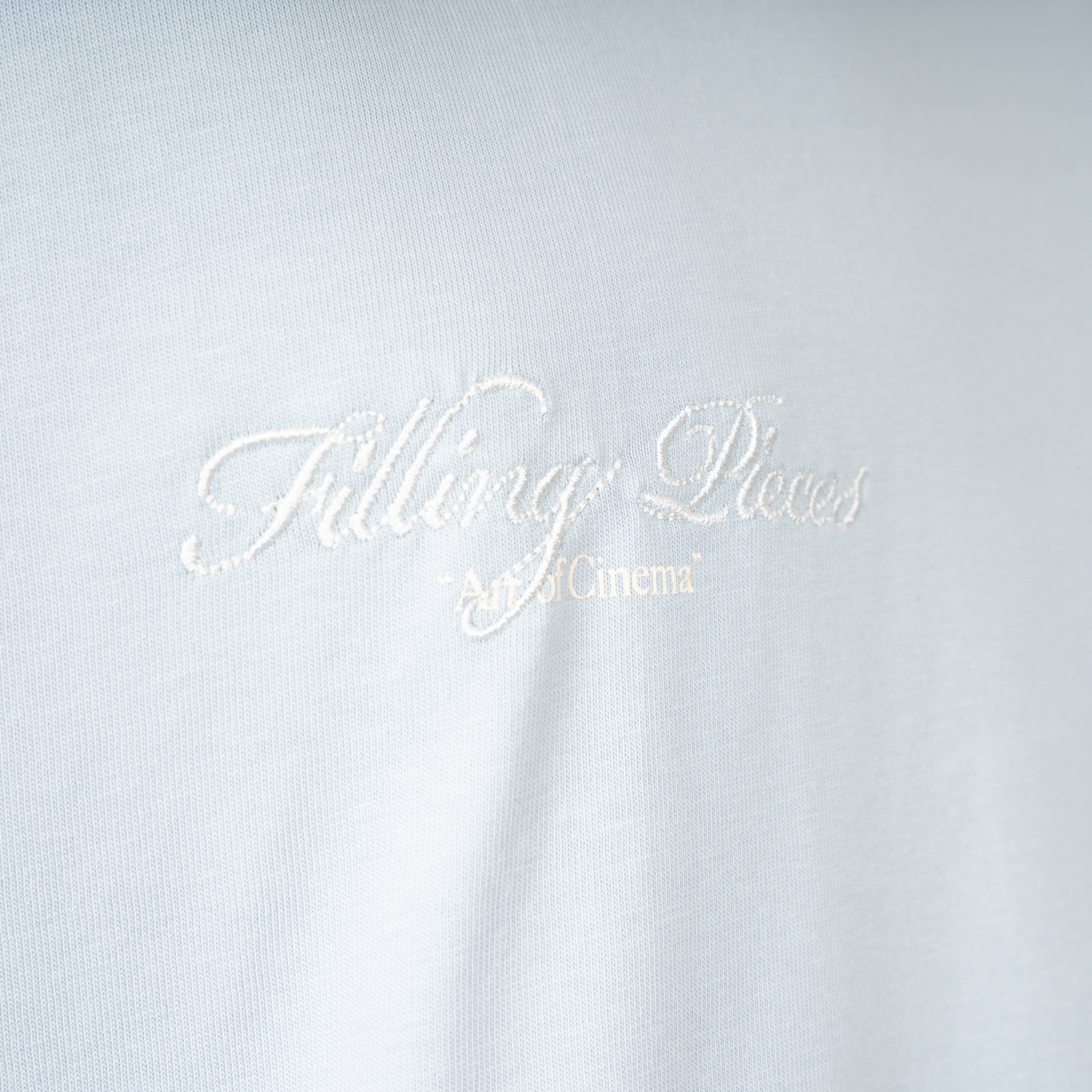 Filling Pieces T-Shirt Backprint Lichtblauw | Film Set