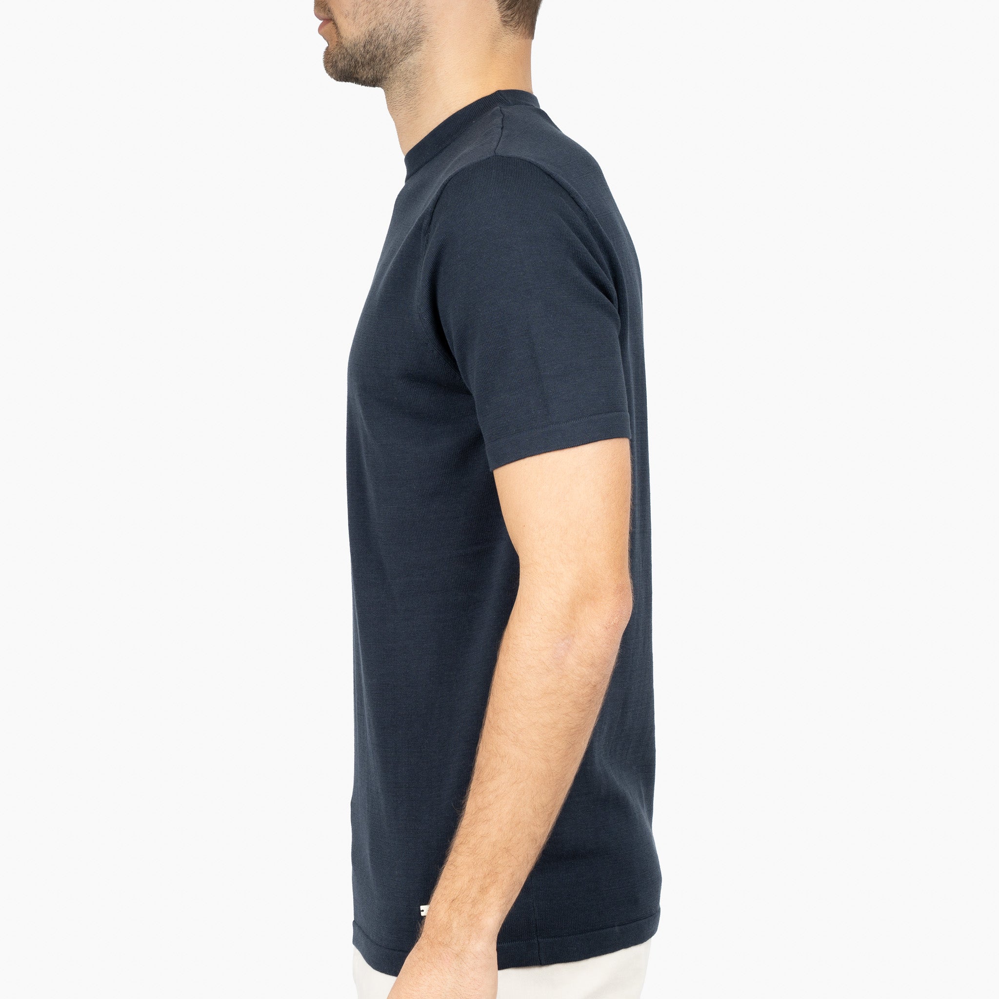 SEVEN DIALS Gebreid T-Shirt Blauw | Faun