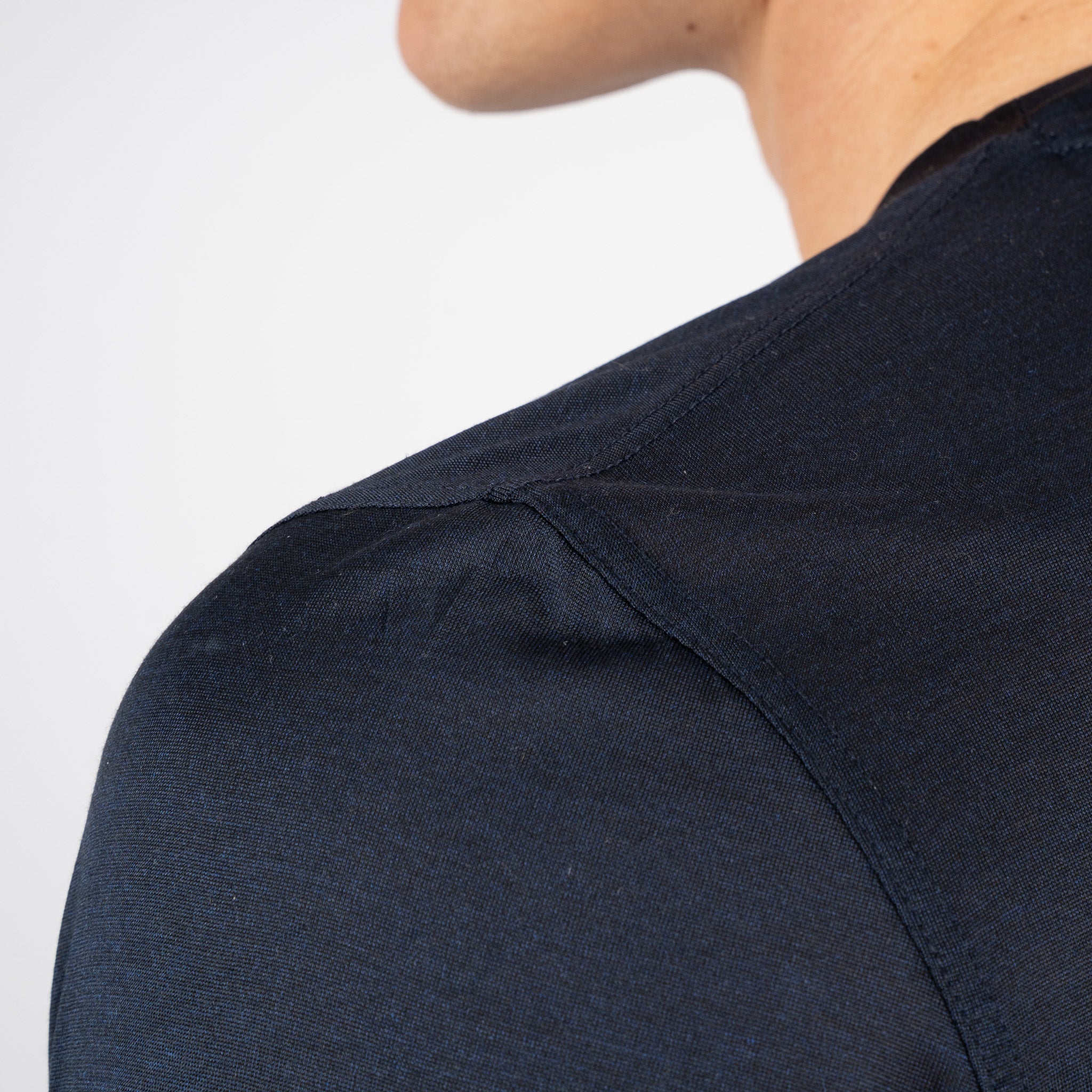 Gran Sasso T-shirt Zijde Blauw | Seta
