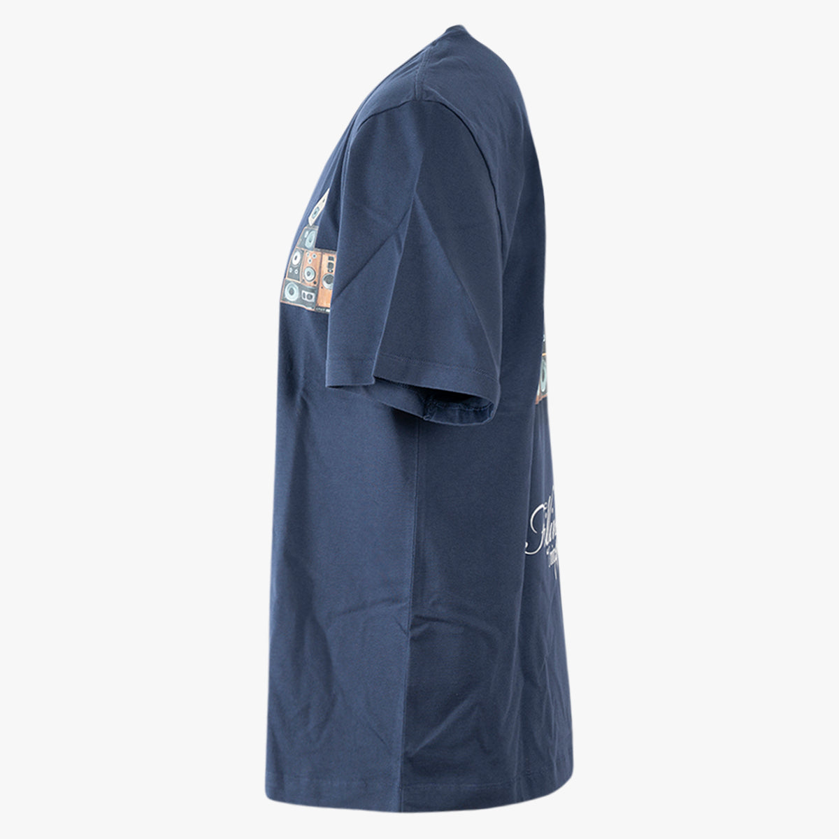 Filling Pieces T-Shirt met Backprint Blauw | DJ