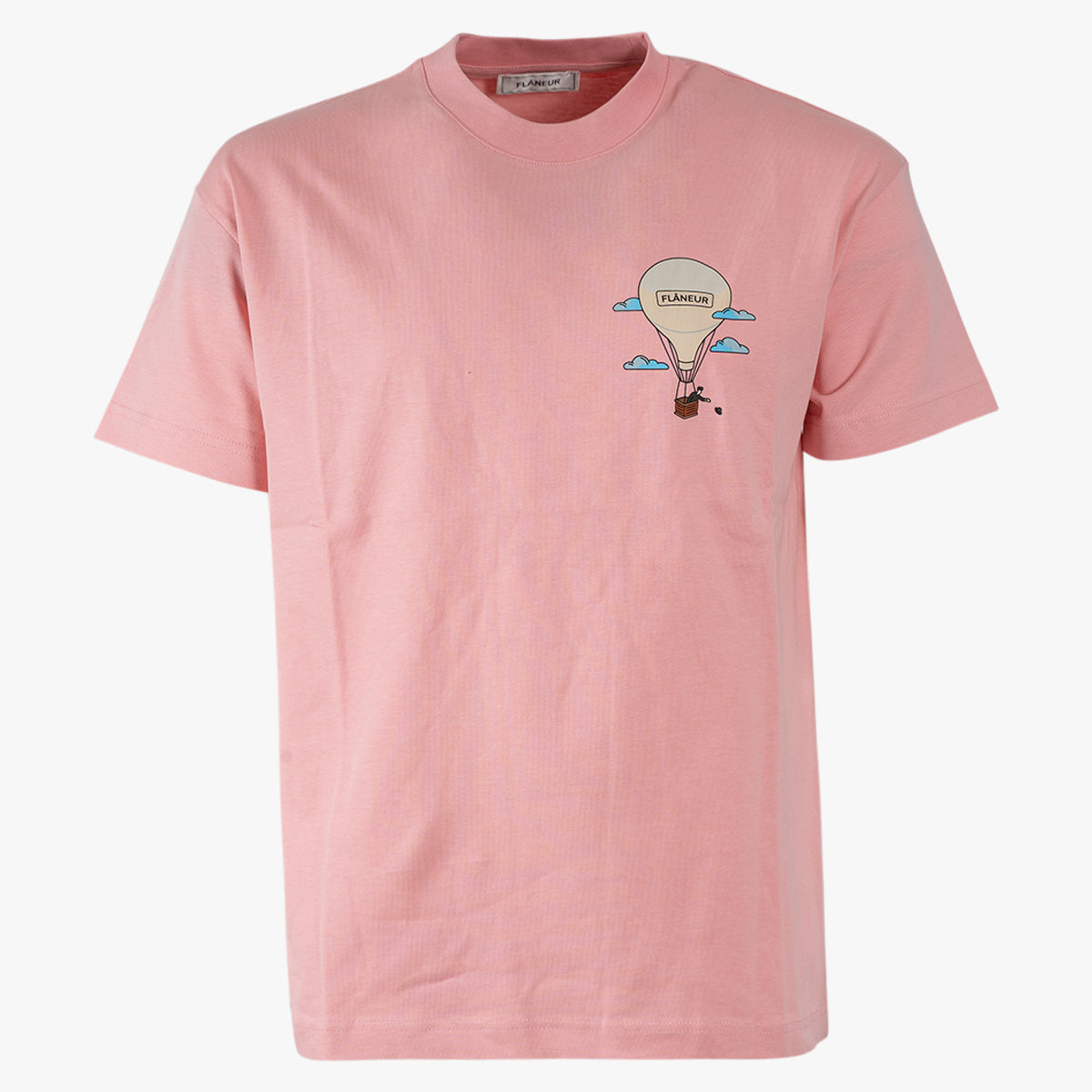 Flaneur T-shirt roze | AÉRONAUTIQUE