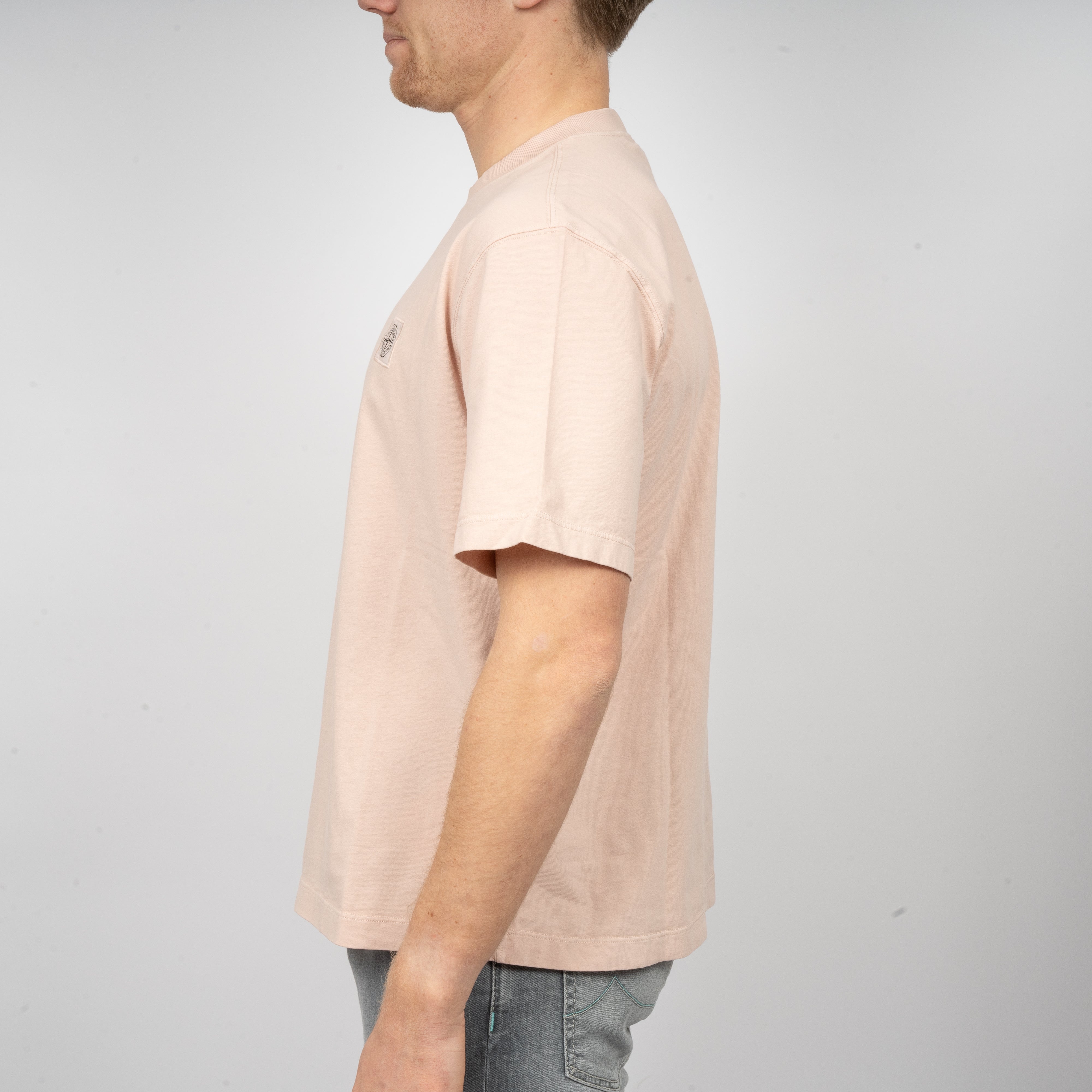 Stone Island T-shirt lichtroze