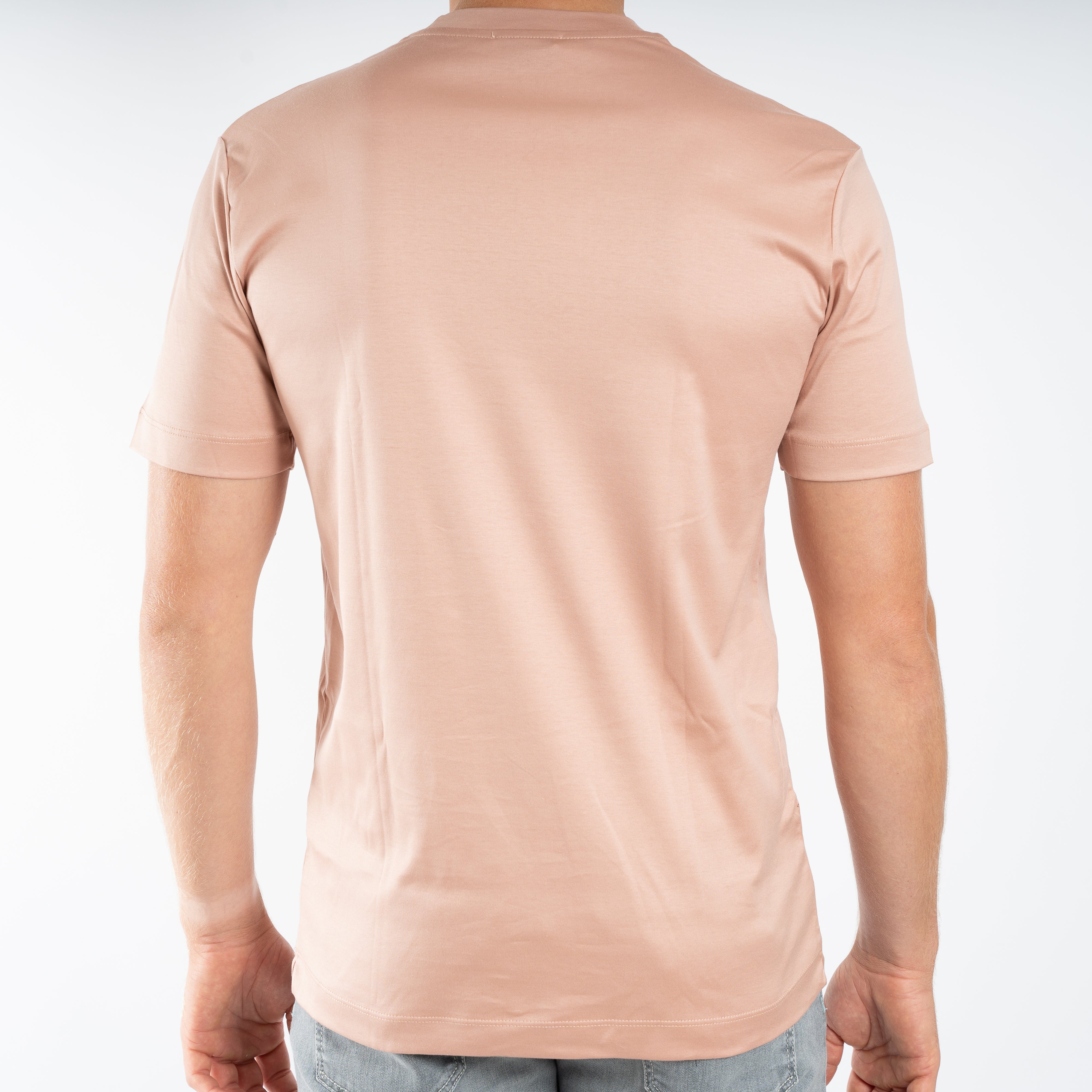 Valenza T-Shirt Zacht Roze | Interlock Supima Cotton