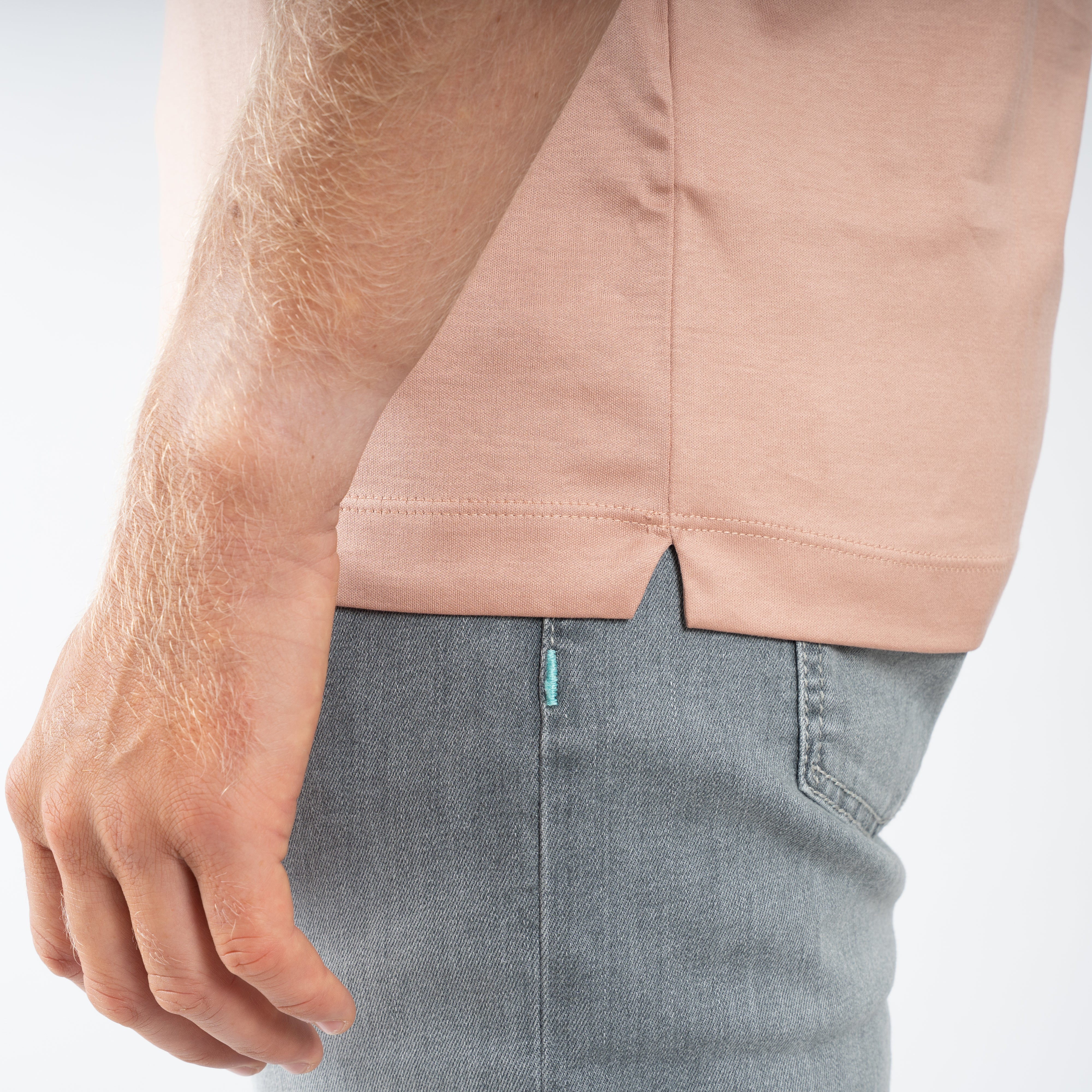 Valenza T-Shirt Zacht Roze | Interlock Supima Cotton