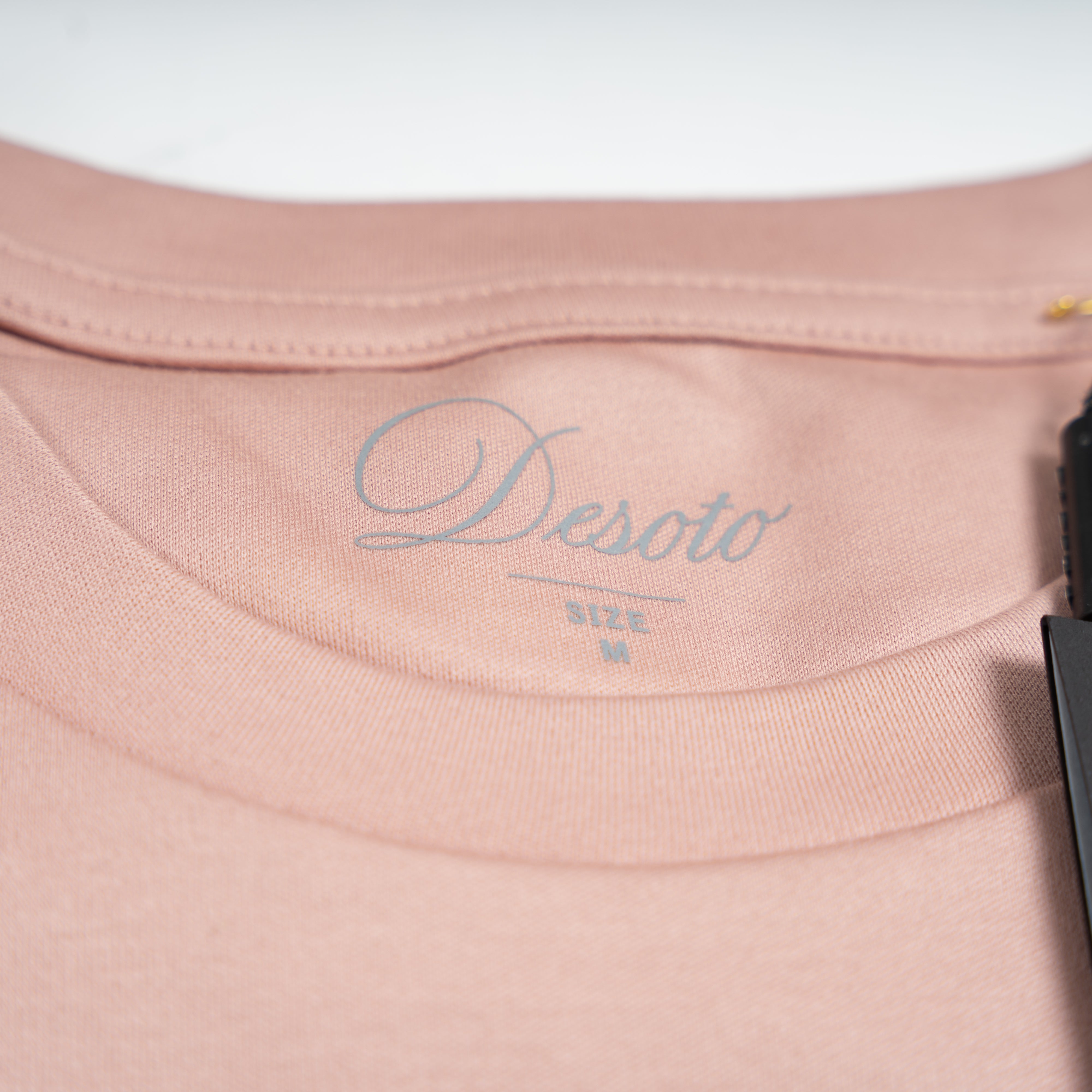 Desoto T-Shirt Roze | Luxury Two Ply