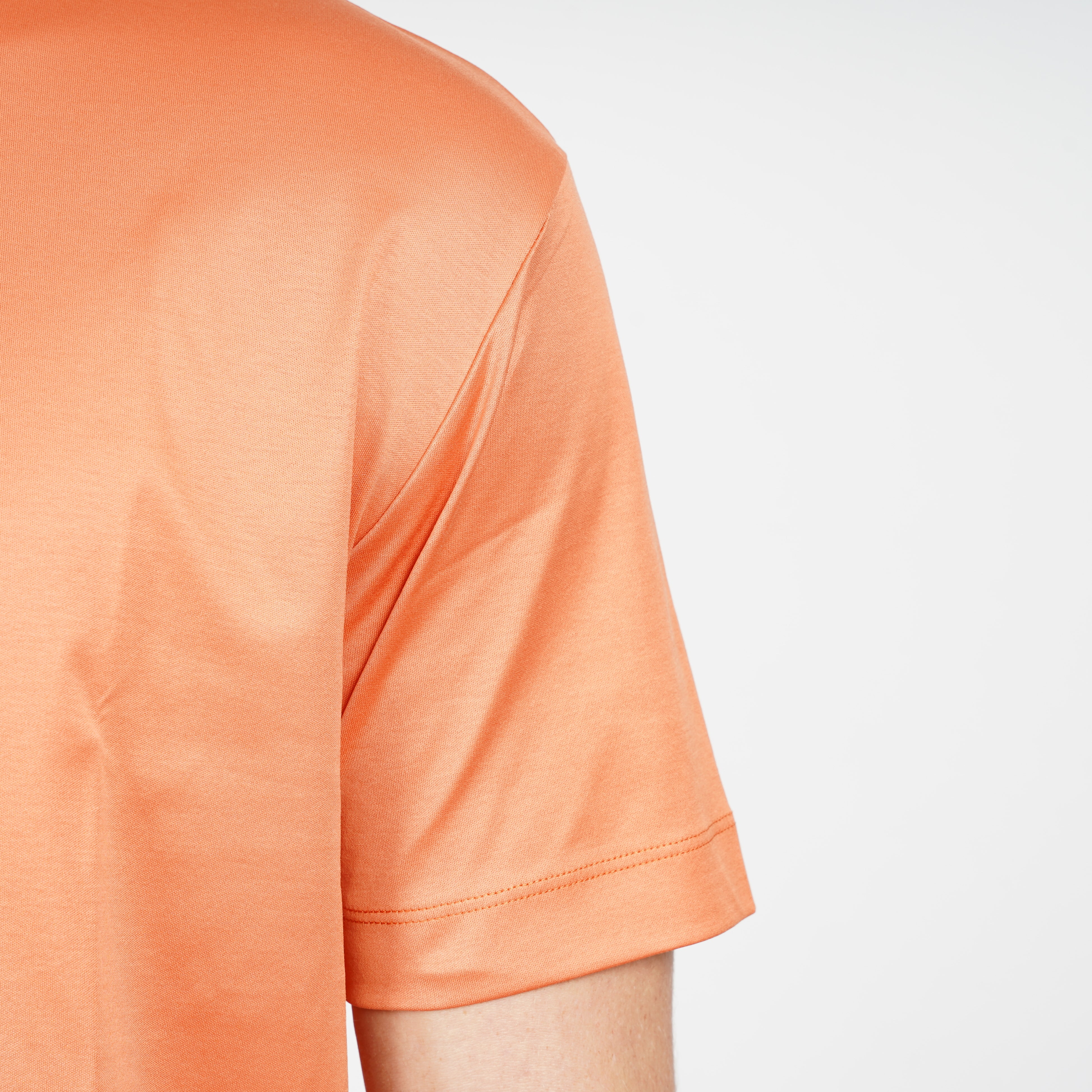 Valenza T-Shirt Oranje | Interlock Supima Cotton