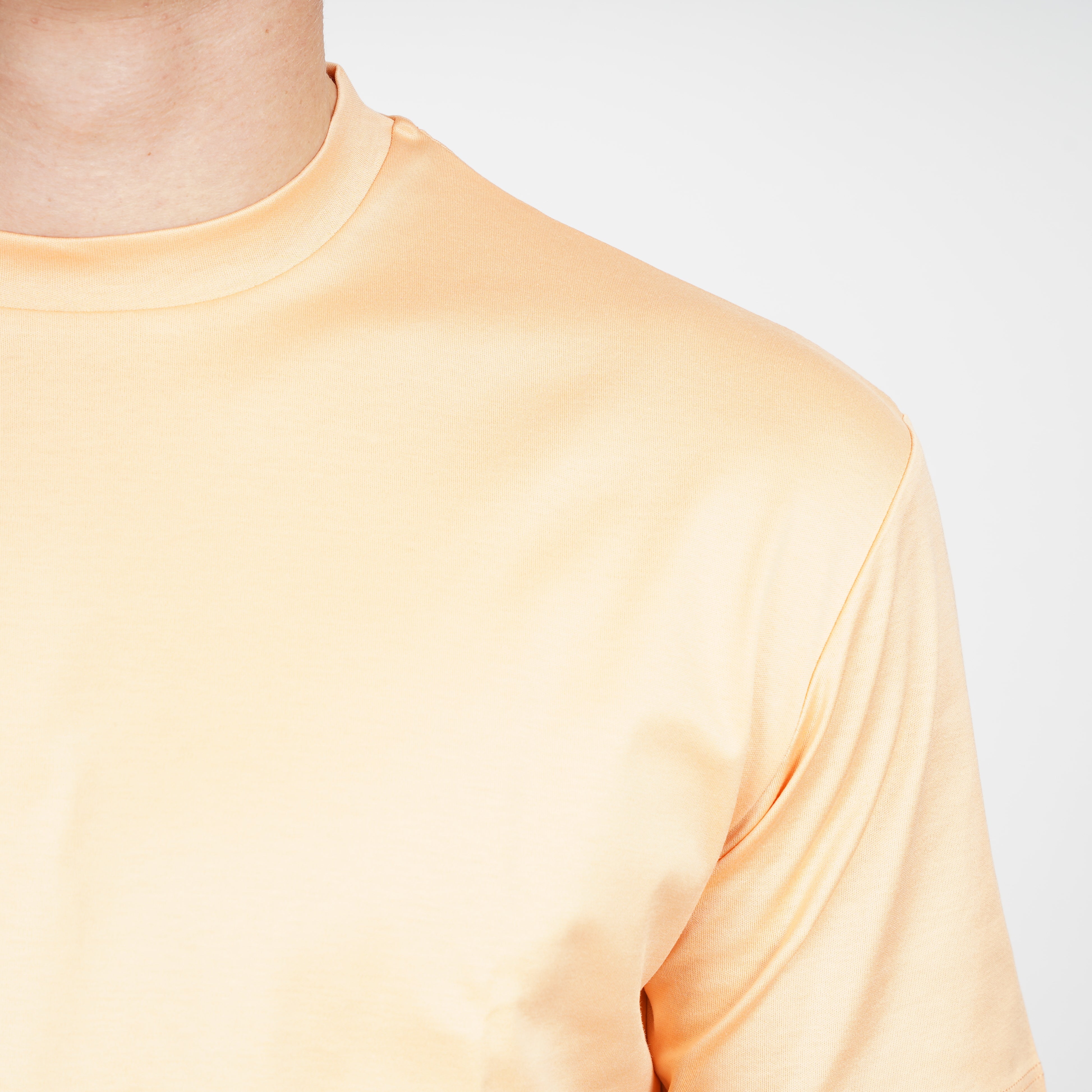 Valenza T-Shirt Licht Oranje | Interlock Supima Cotton