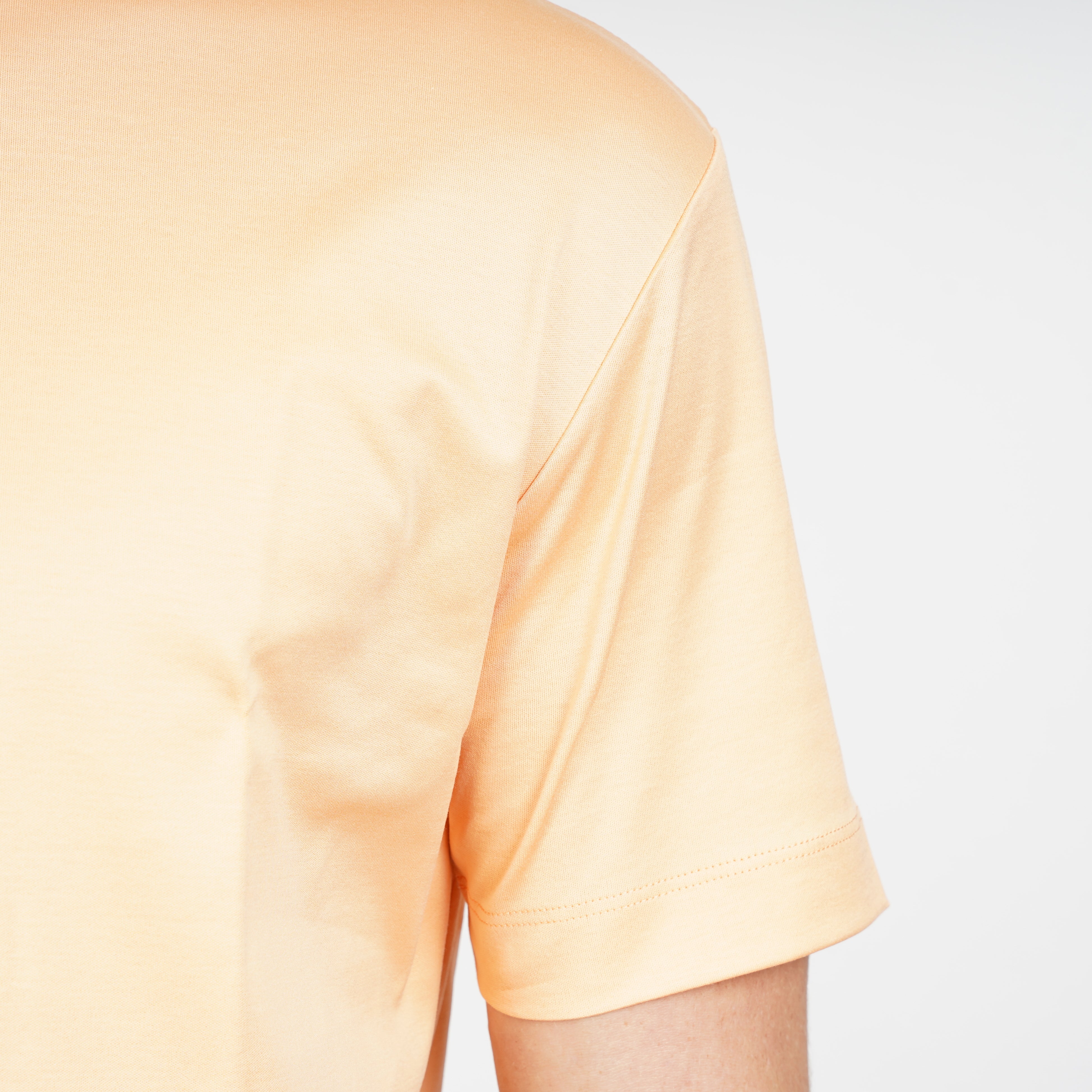 Valenza T-Shirt Licht Oranje | Interlock Supima Cotton