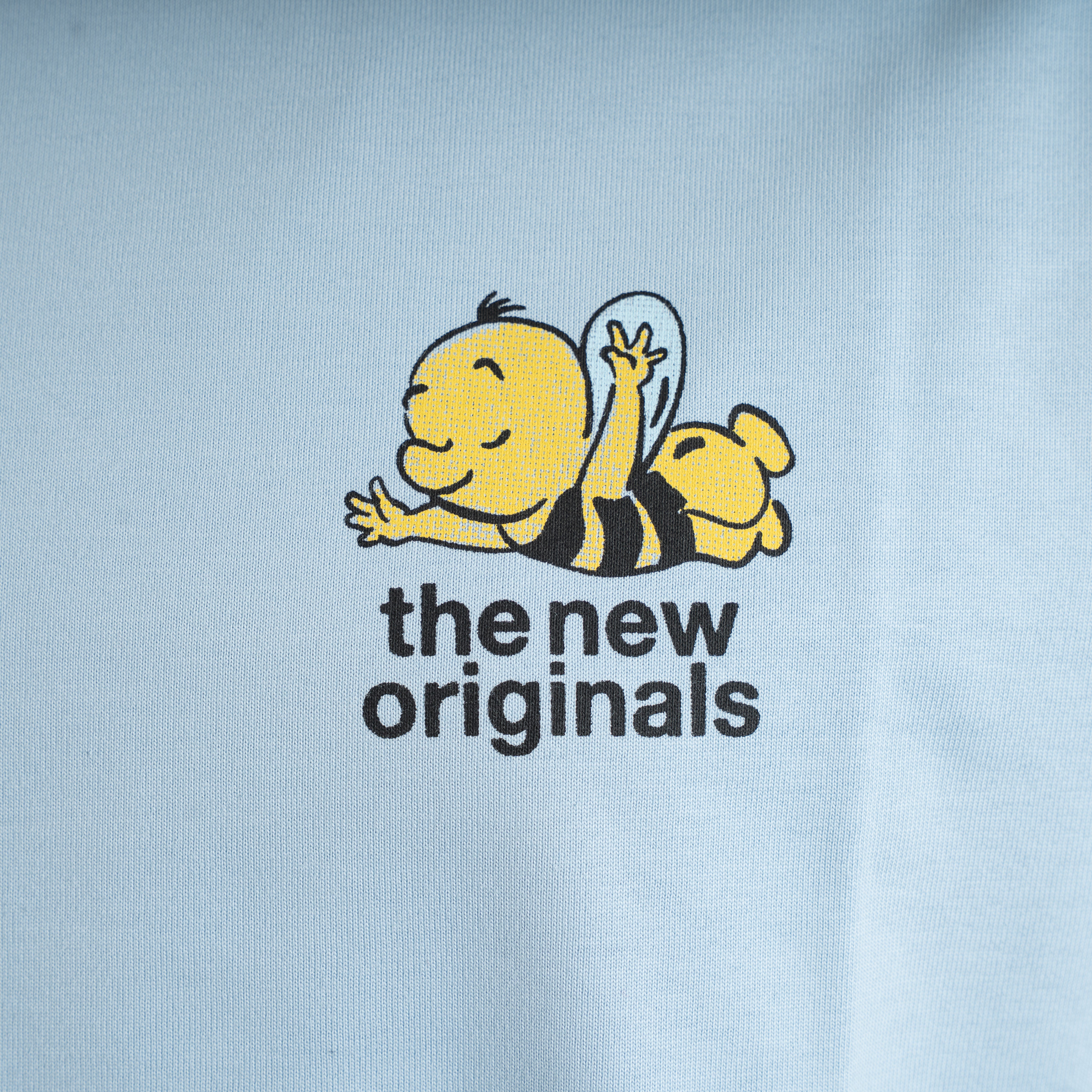 The New Originals T-Shirt Backprint Lichtblauw | TNO Sound Tee