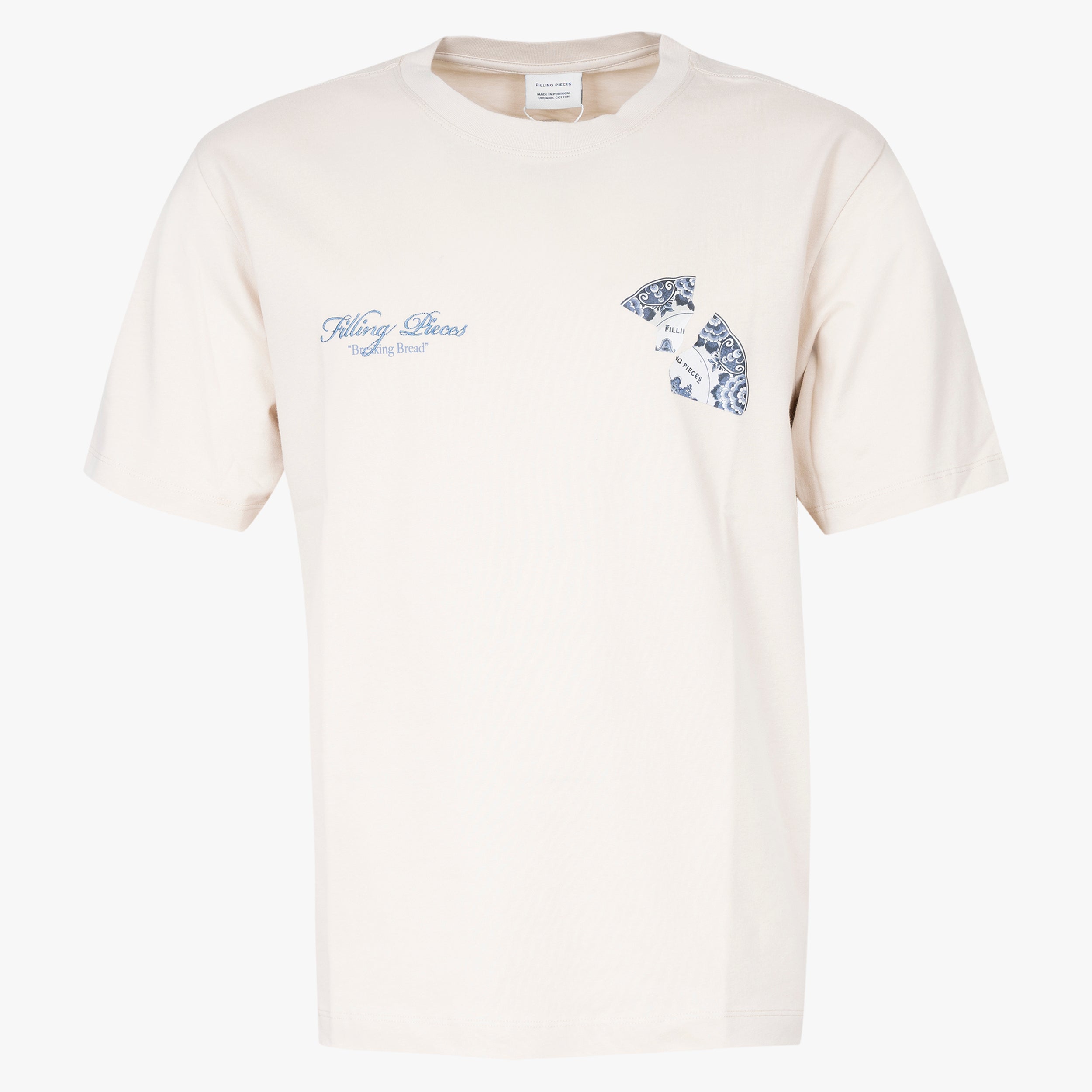 Filling Pieces T-Shirt Backprint Crème | Broken Plate