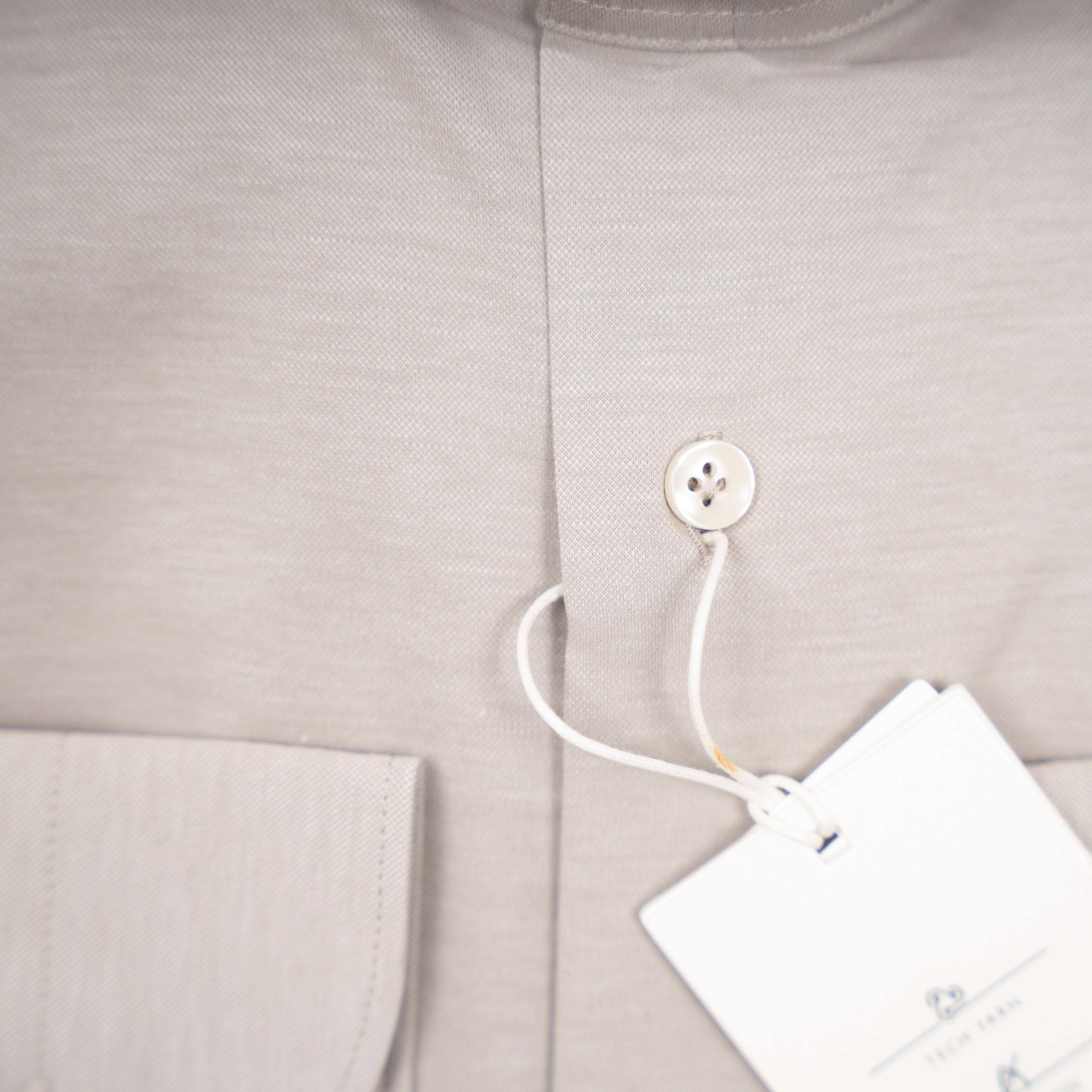 Profuomo Overhemd Zand | Japanese knitted