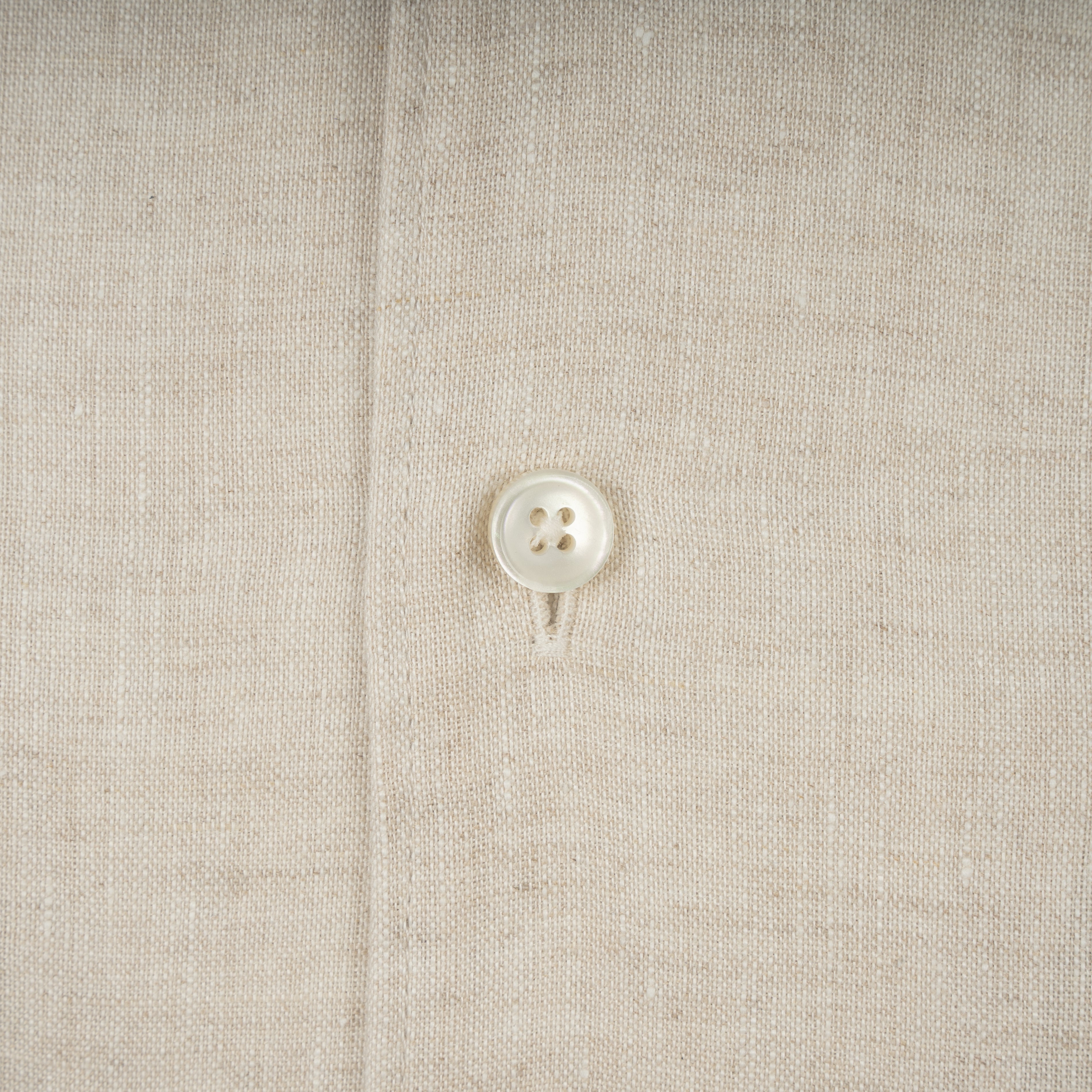 Xacus Linnen Overhemd Beige | Tailor Fit
