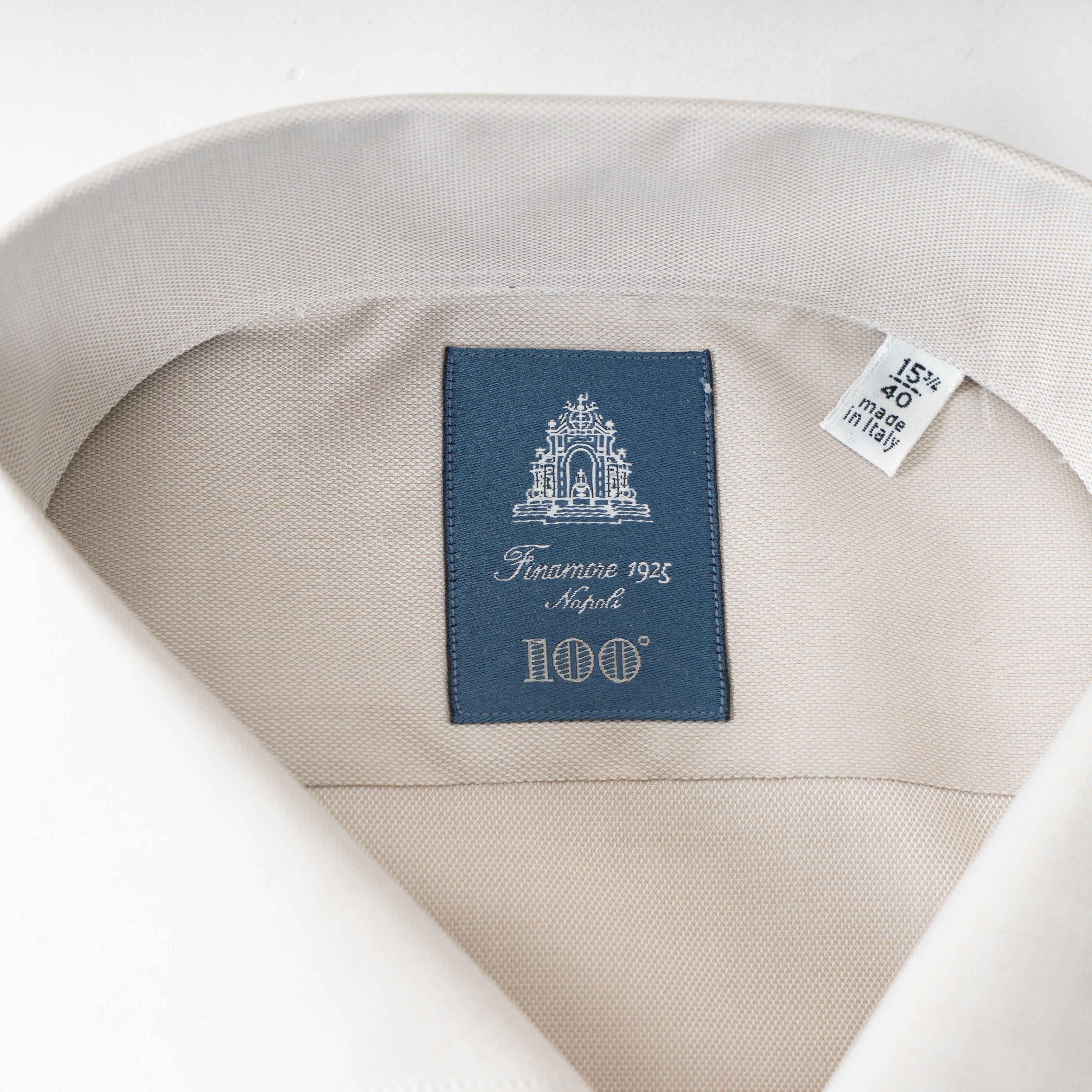 Finamore Overhemd Beige | Ustica