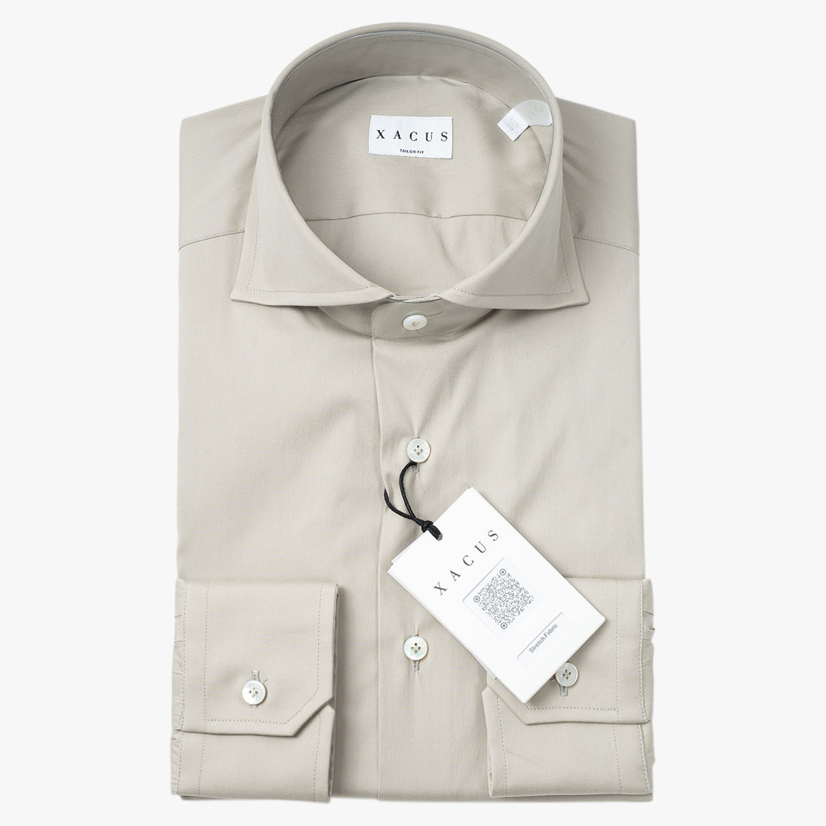 Xacus Overhemd Beige | Albini