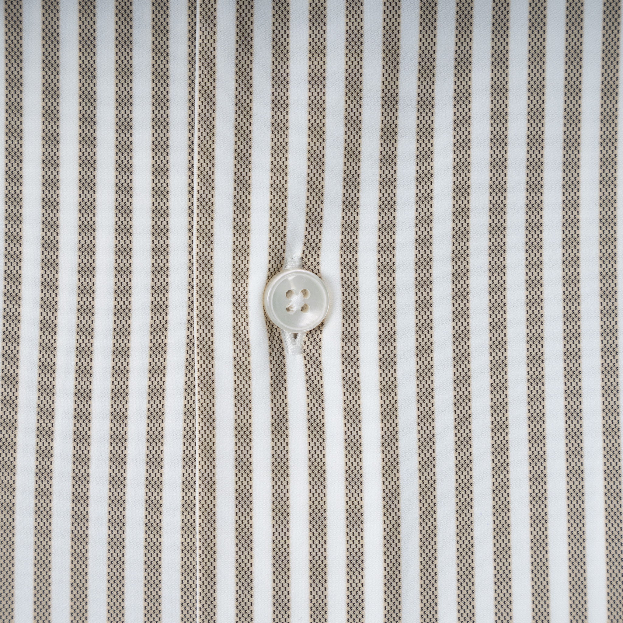 Xacus Overhemd Beige Streep | Active Shirt