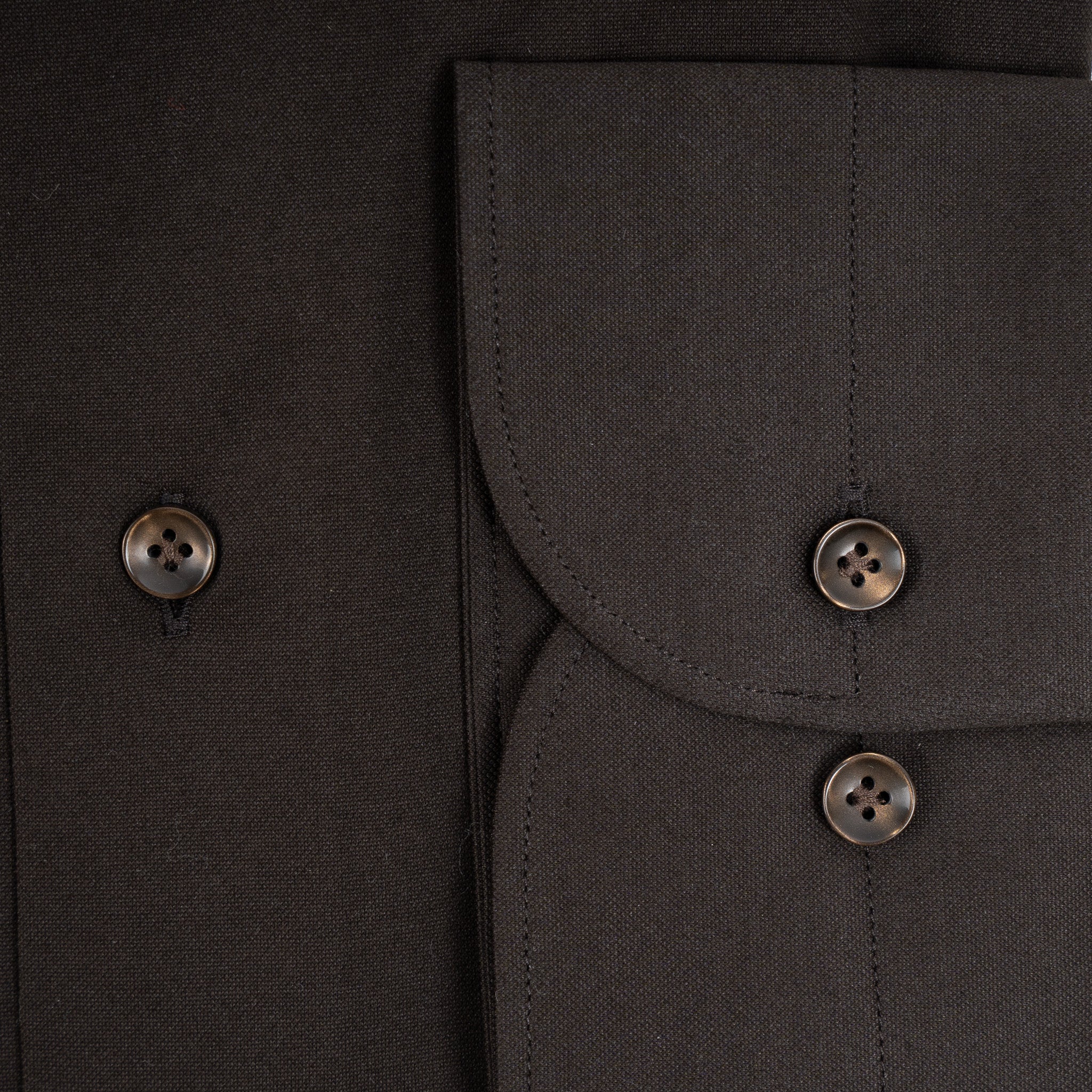 Profuomo Overhemd Bruin | Japanese Knitted
