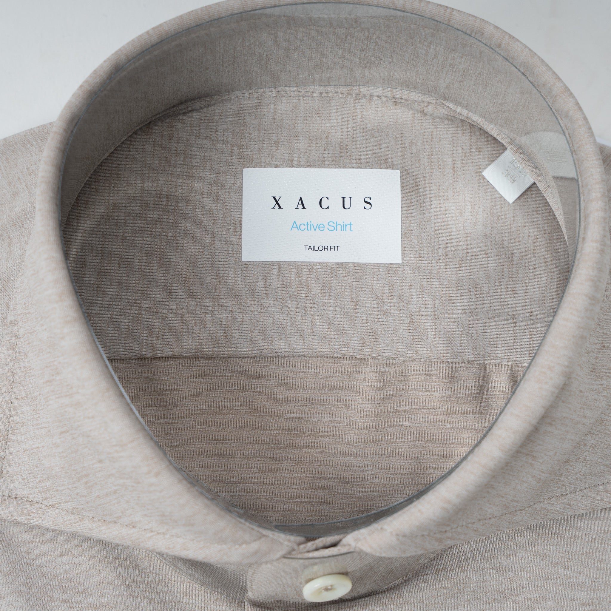 Xacus Overhemd Beige | Active Shirt