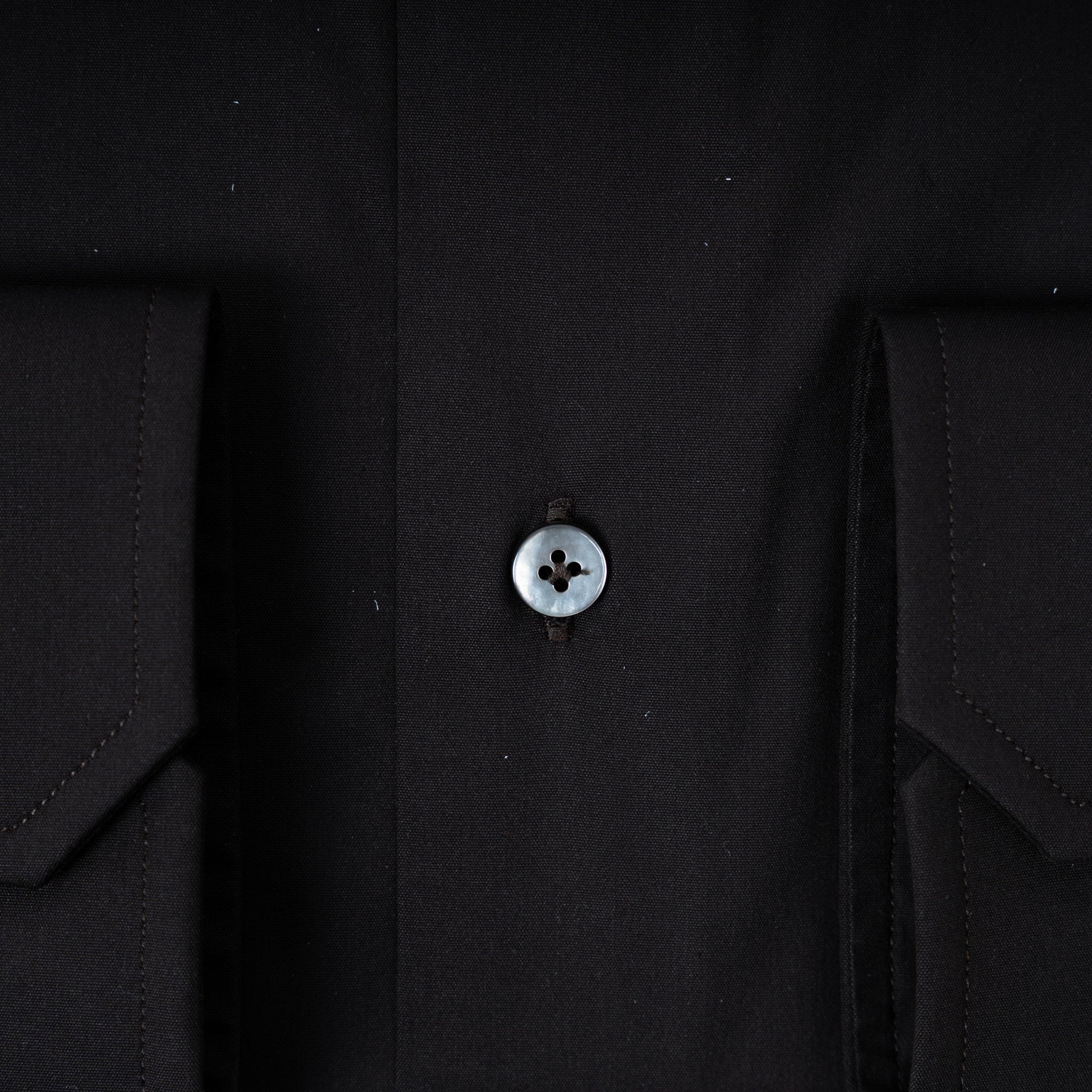 Xacus Overhemd Donkerbruin | Albini Stretch