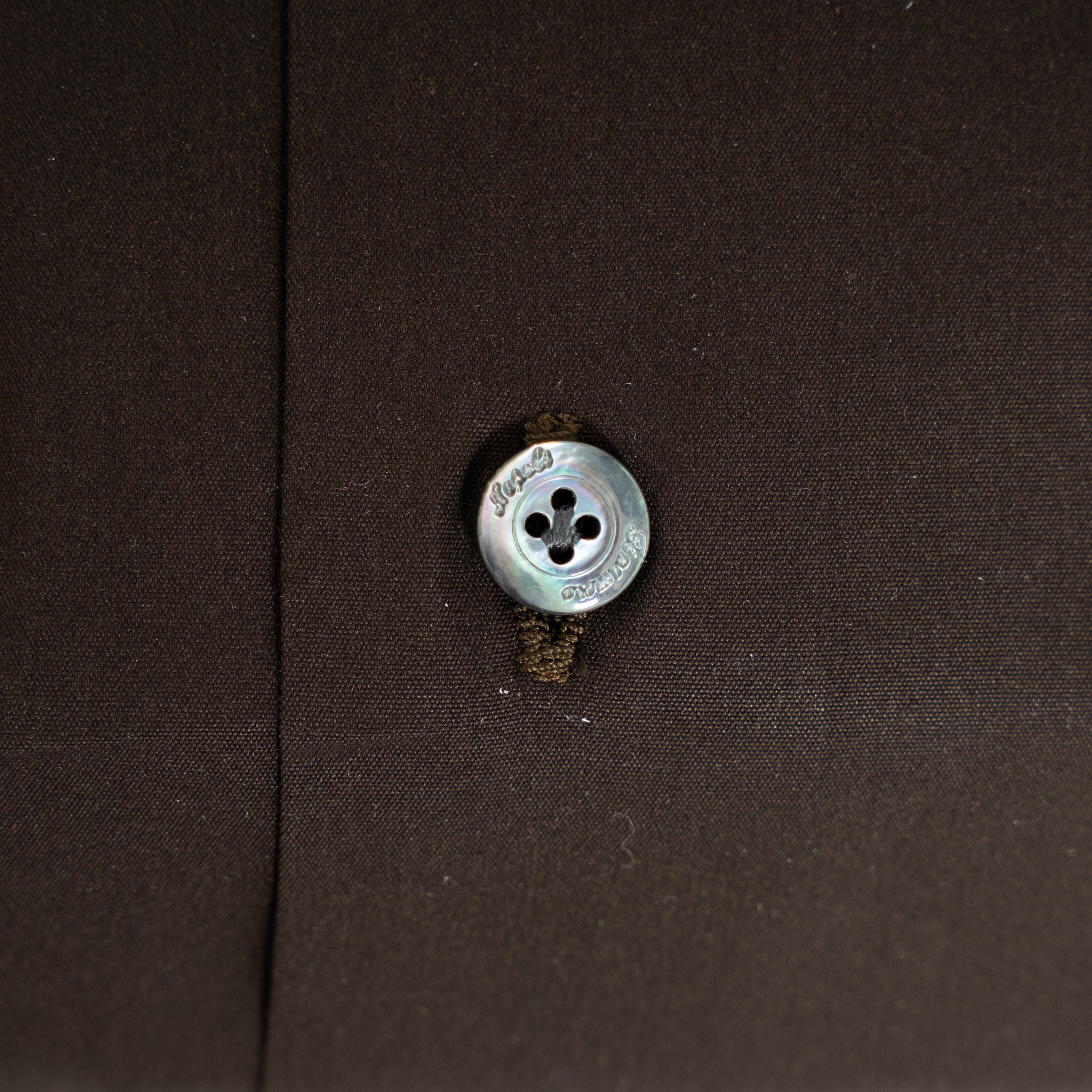 Finamore Overhemd bruin