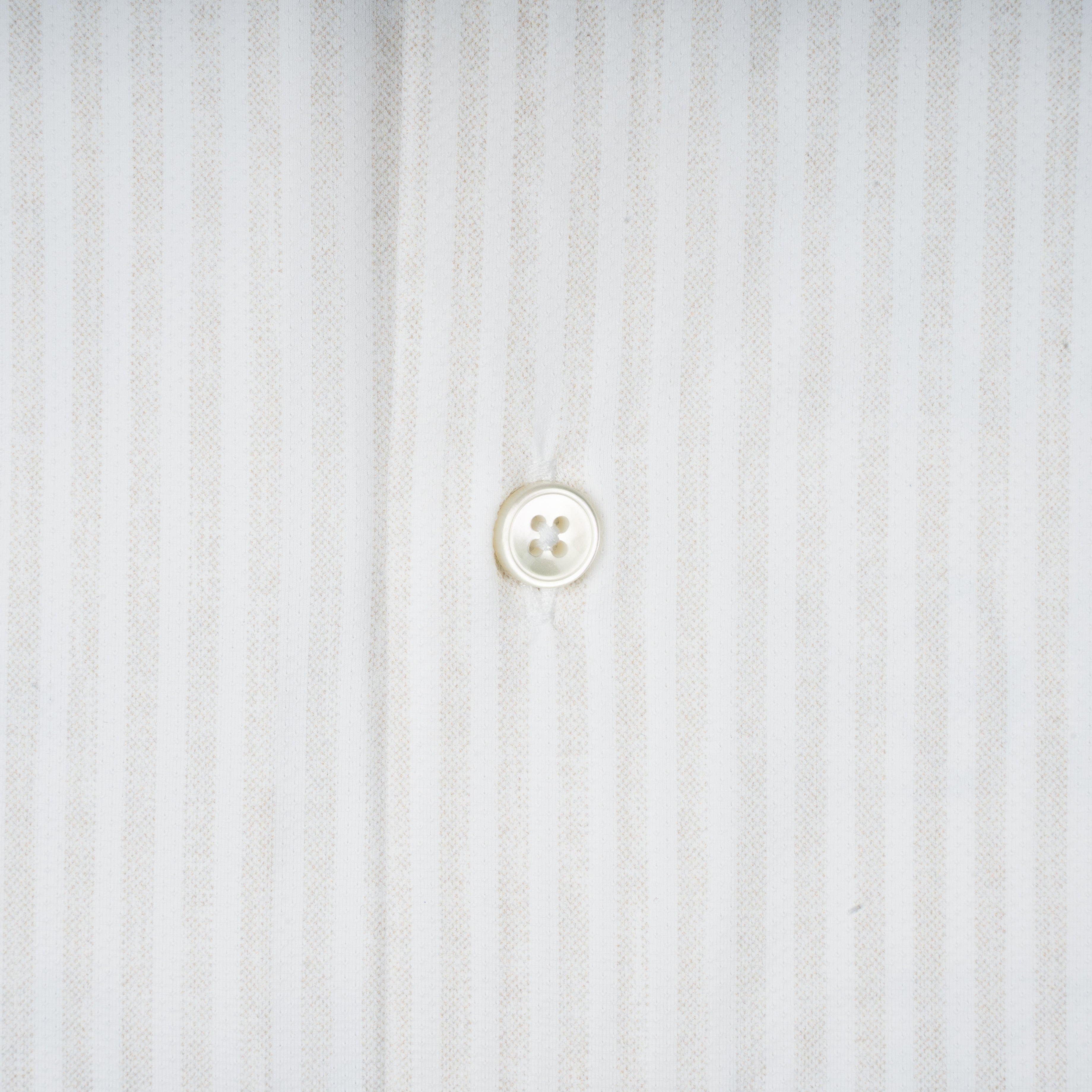 Xacus Overhemd Beige Gestreept | Active Shirt