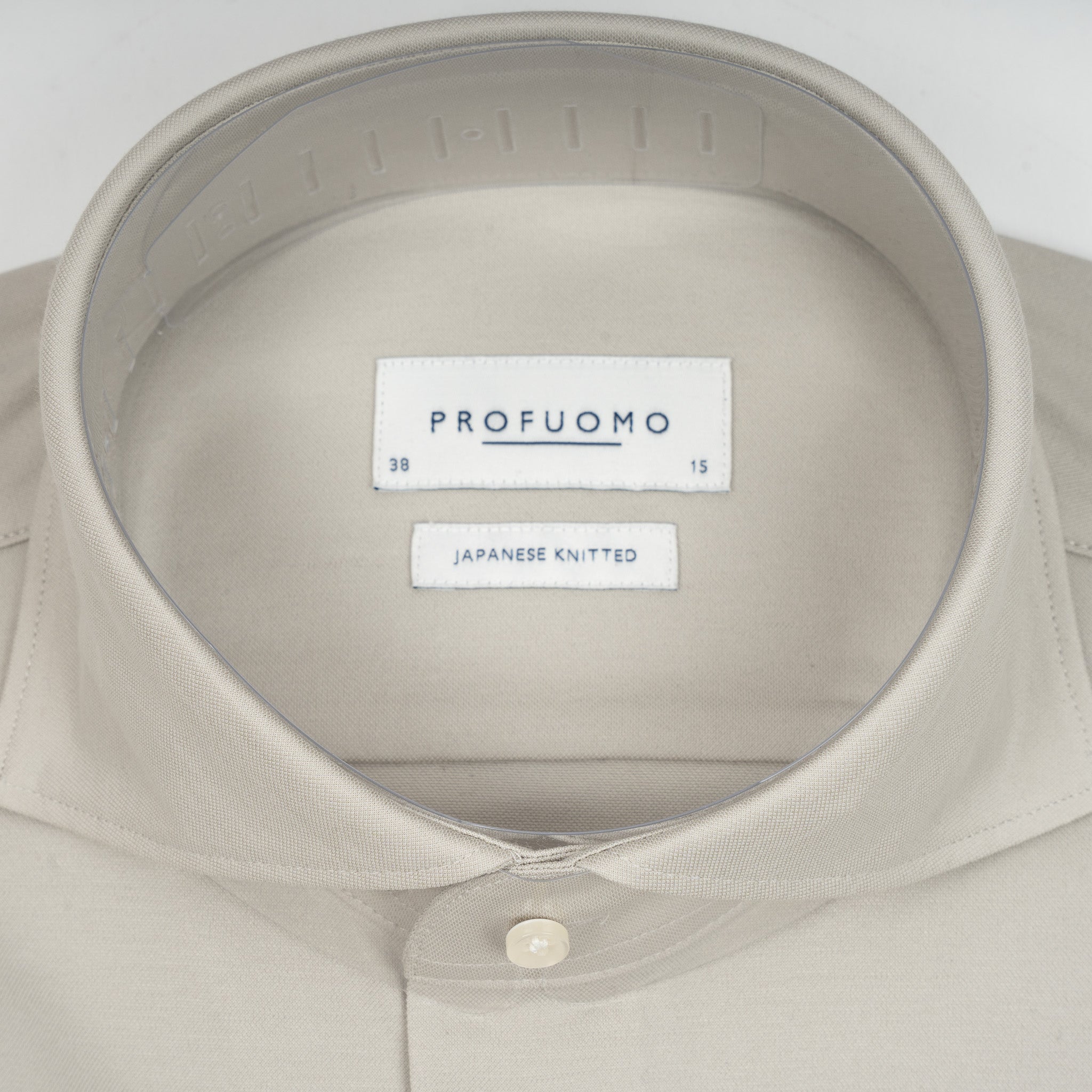 Profuomo Overhemd Lichtgroen | Japanese Knitted