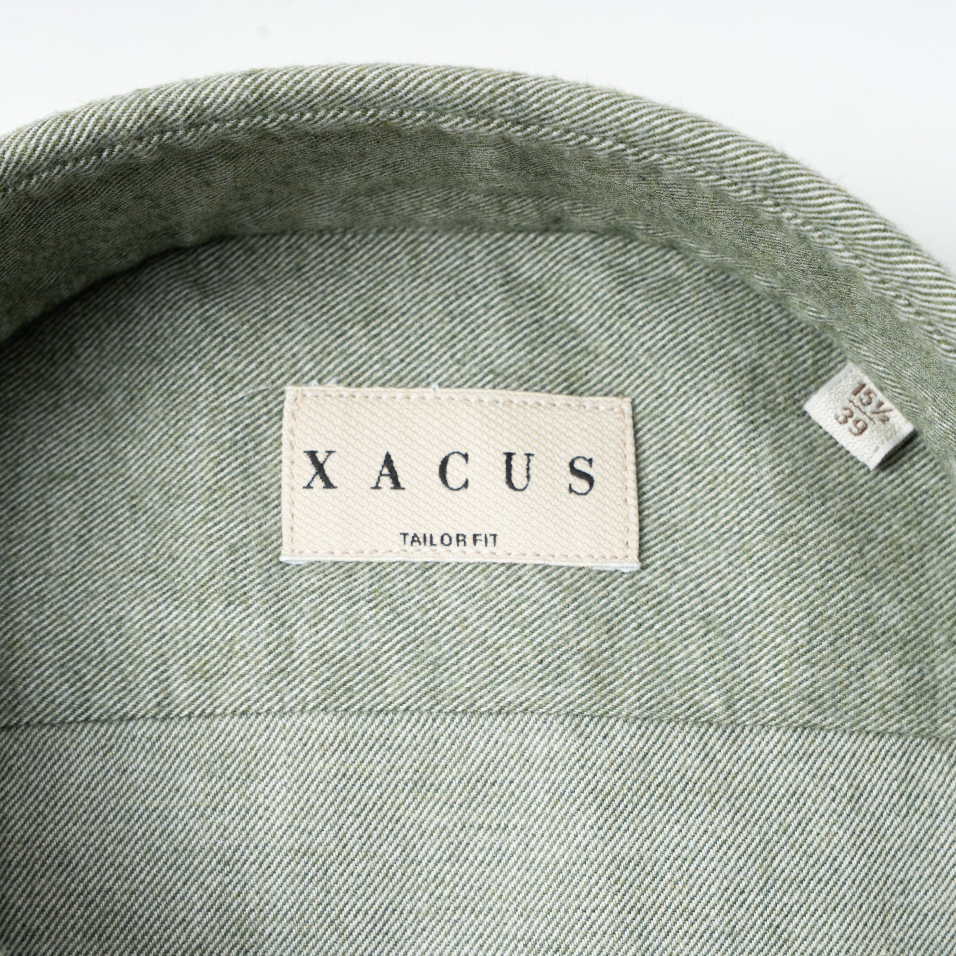 Xacus Overhemd Flannel Groen | Supercotone