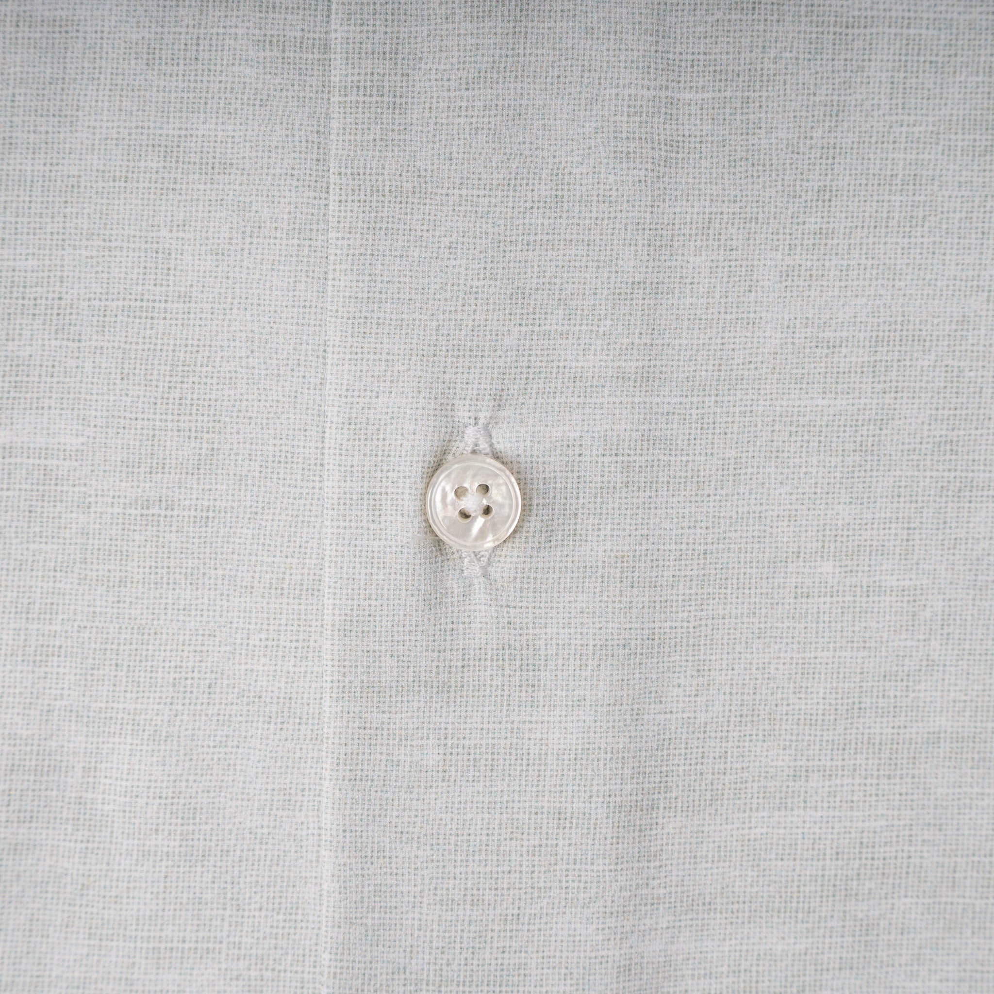 Xacus Overhemd Lichtgroen Linnen Look | Active Shirt