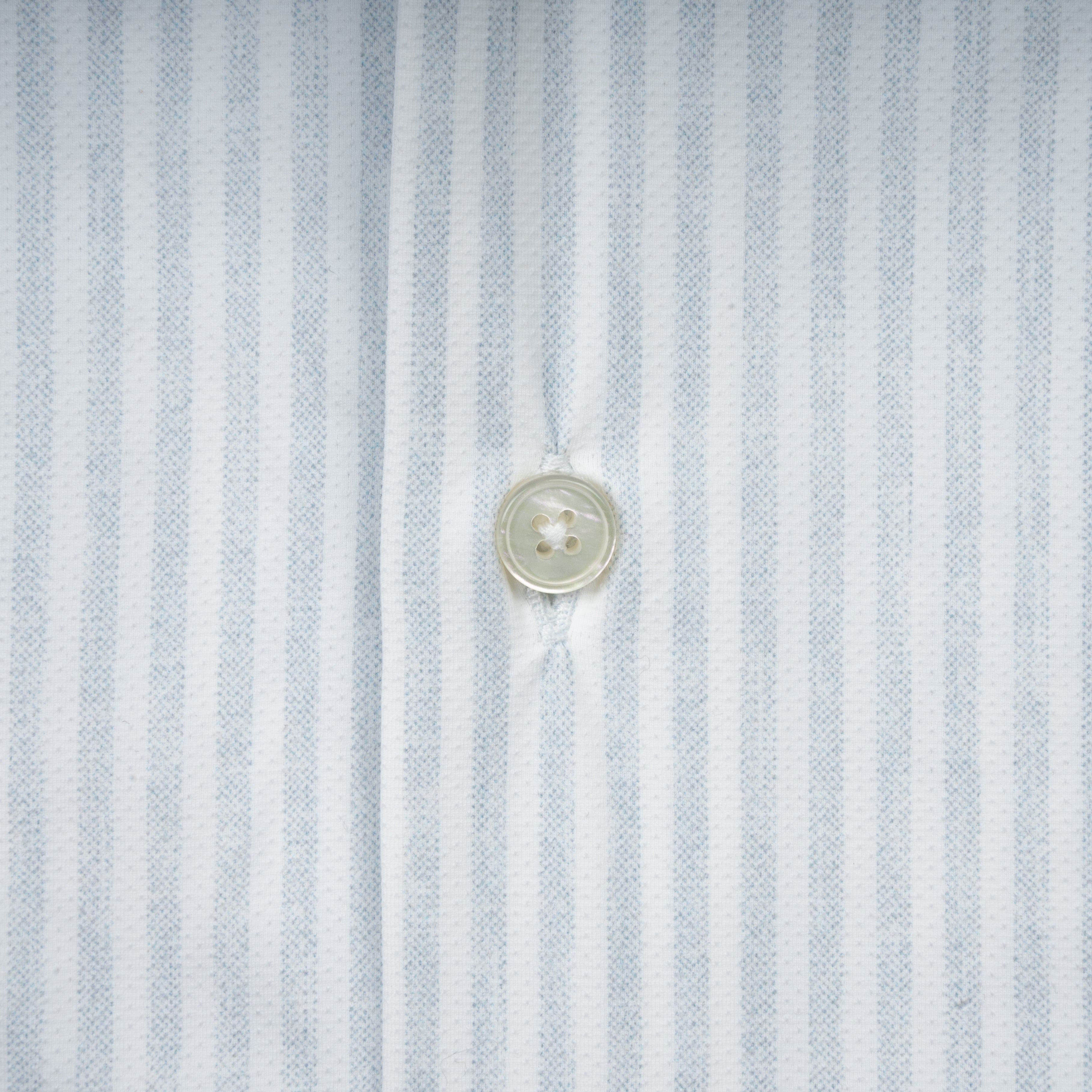 Xacus Overhemd Lichtblauw Gestreept | Active Shirt
