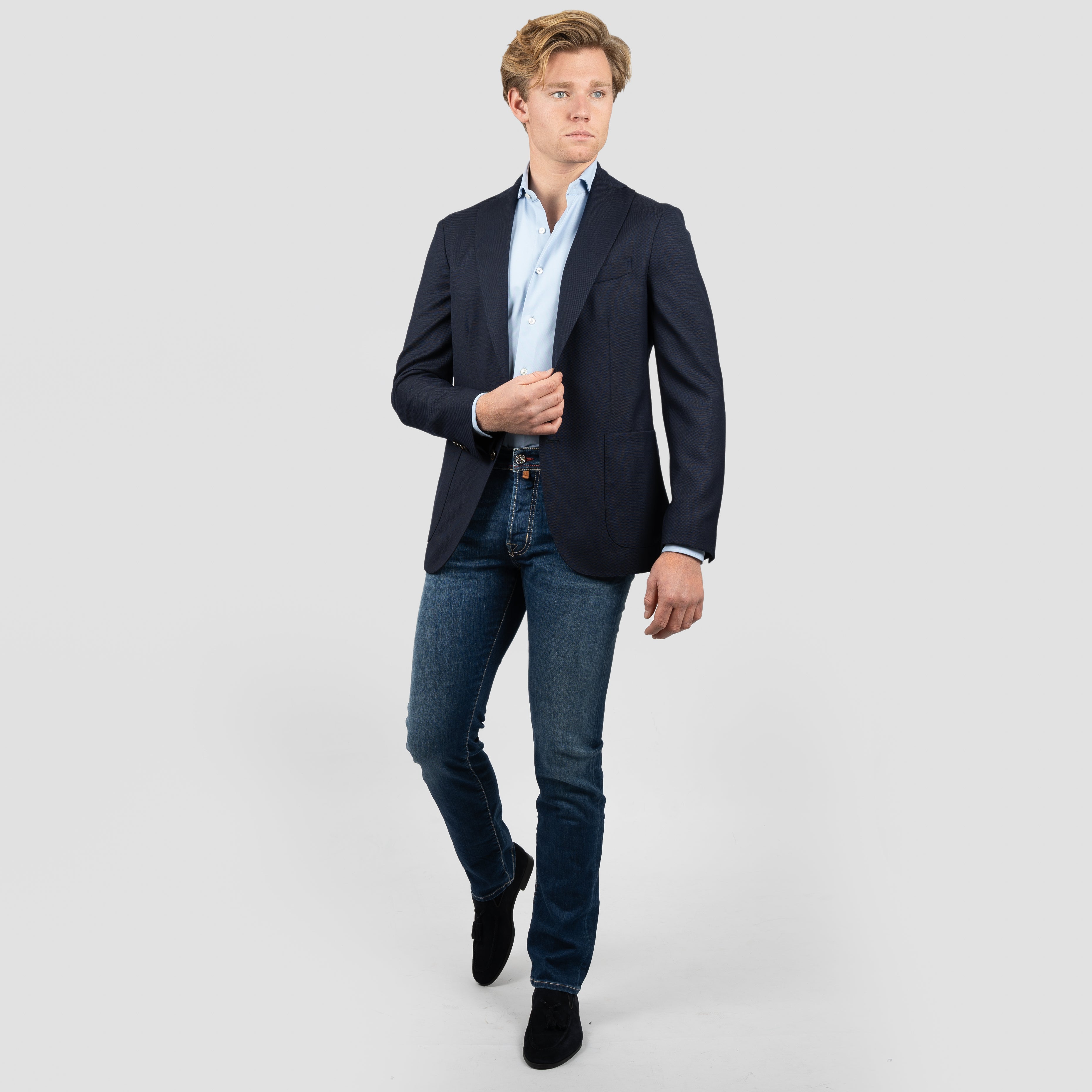Xacus Overhemd Lichtblauw | Active Shirt