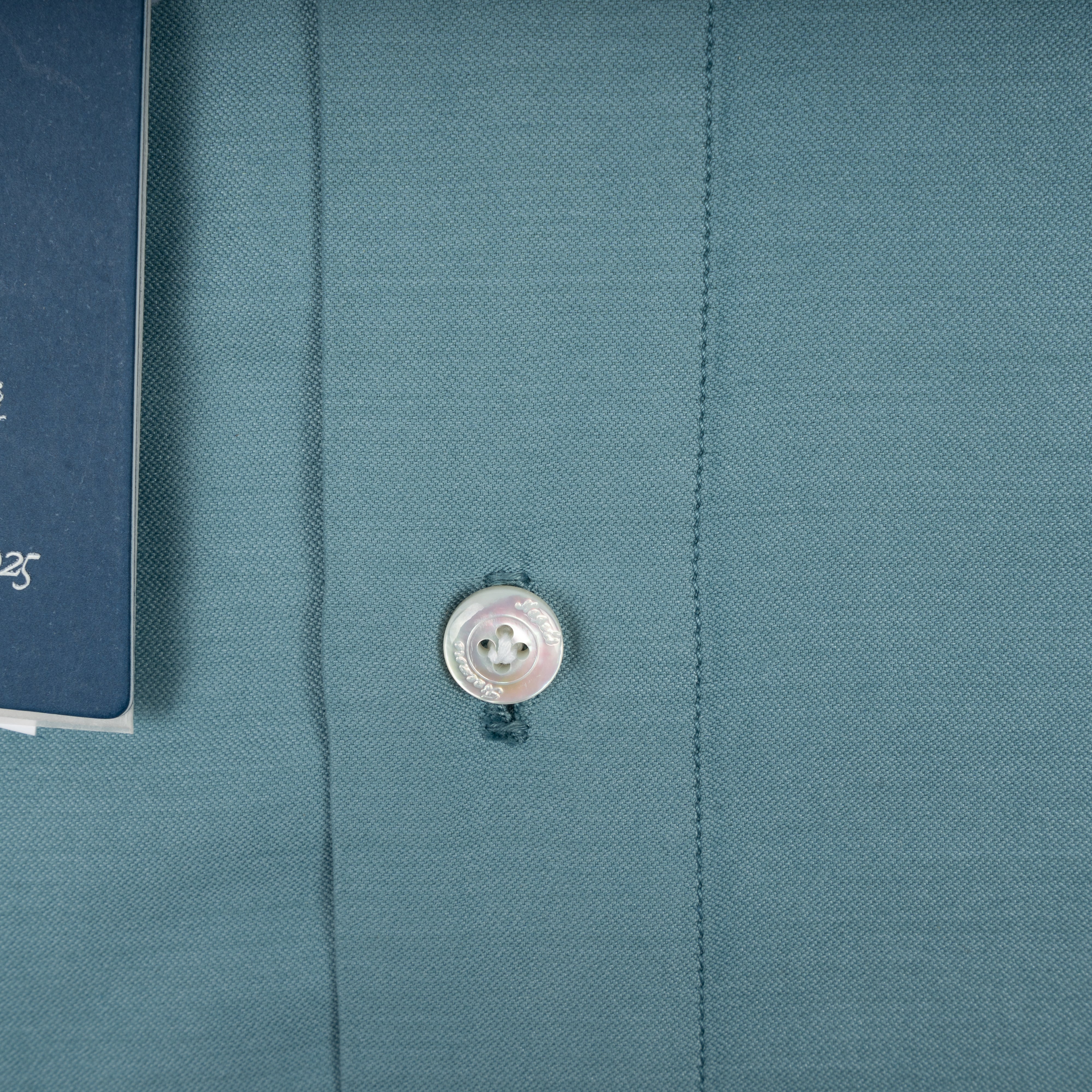 Finamore Overhemd Petrol Blauw | Carlo Riva
