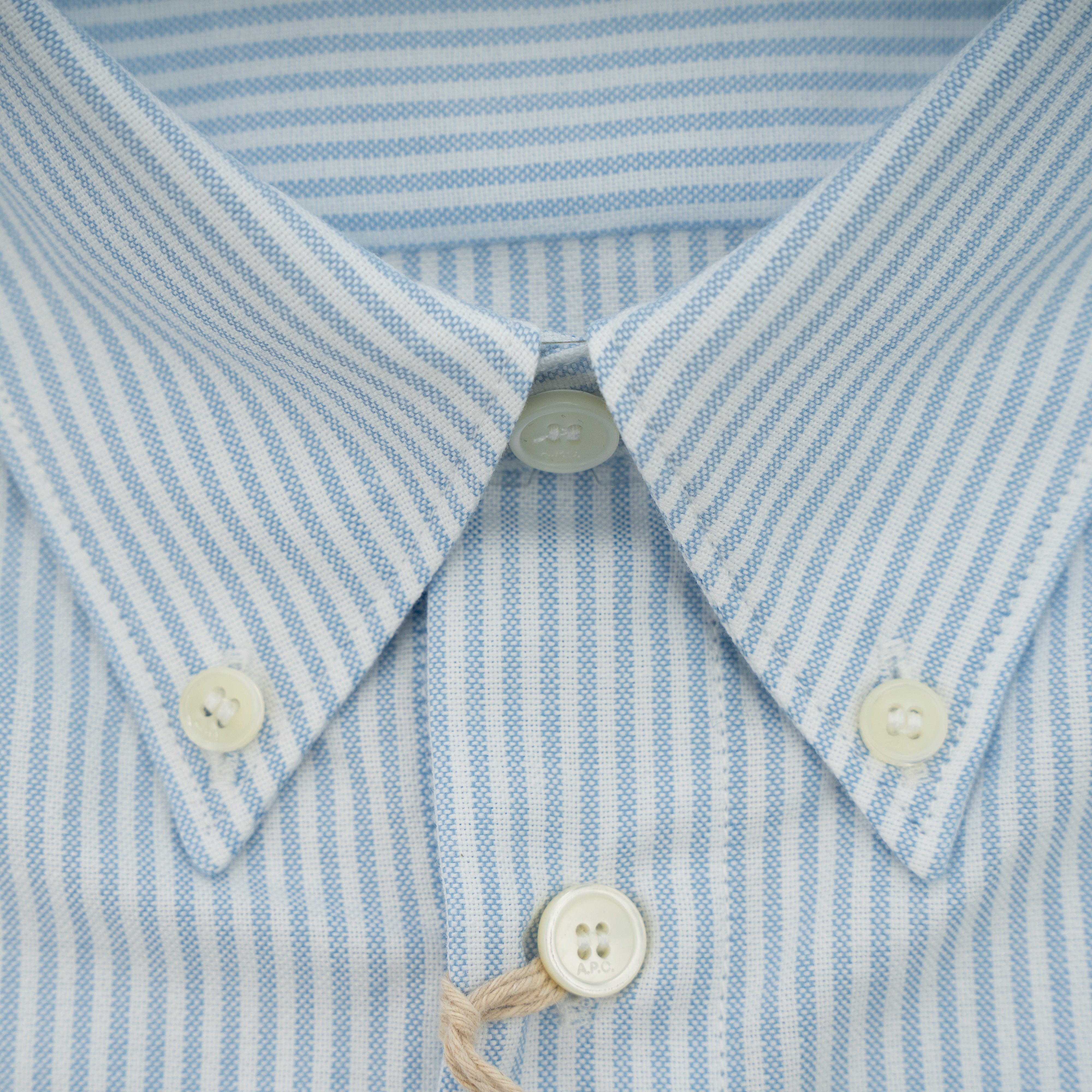 A.P.C. Overhemd Lichtblauwe Streep | Greg Shirt