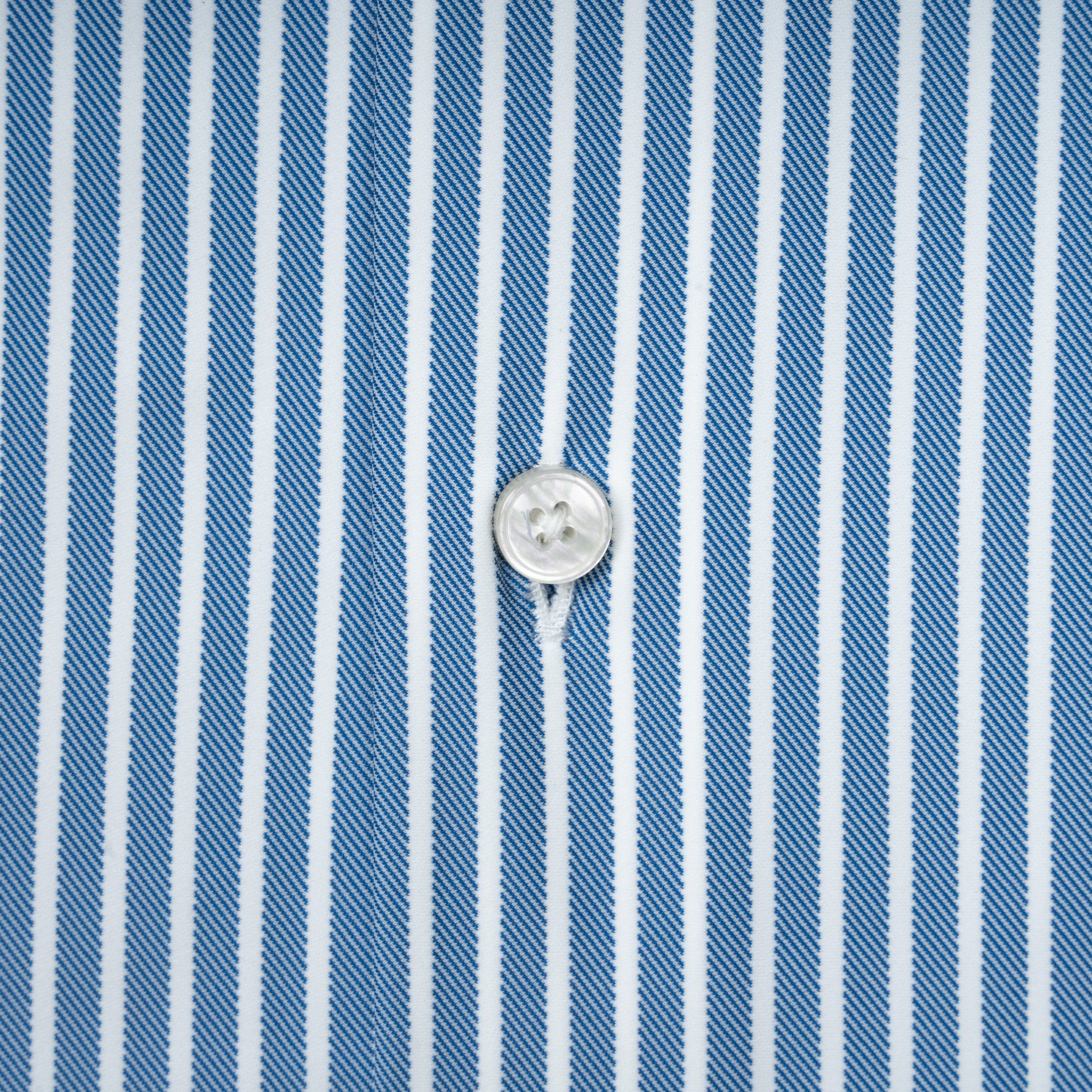 Xacus Overhemd Blauw/Wit Gestreept | Active Shirt