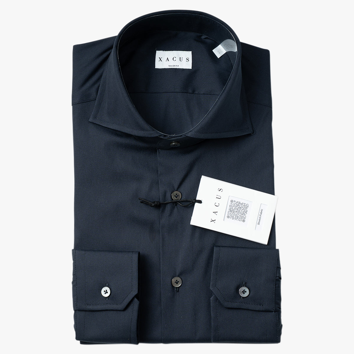Xacus Overhemd Donkerblauw | Albini