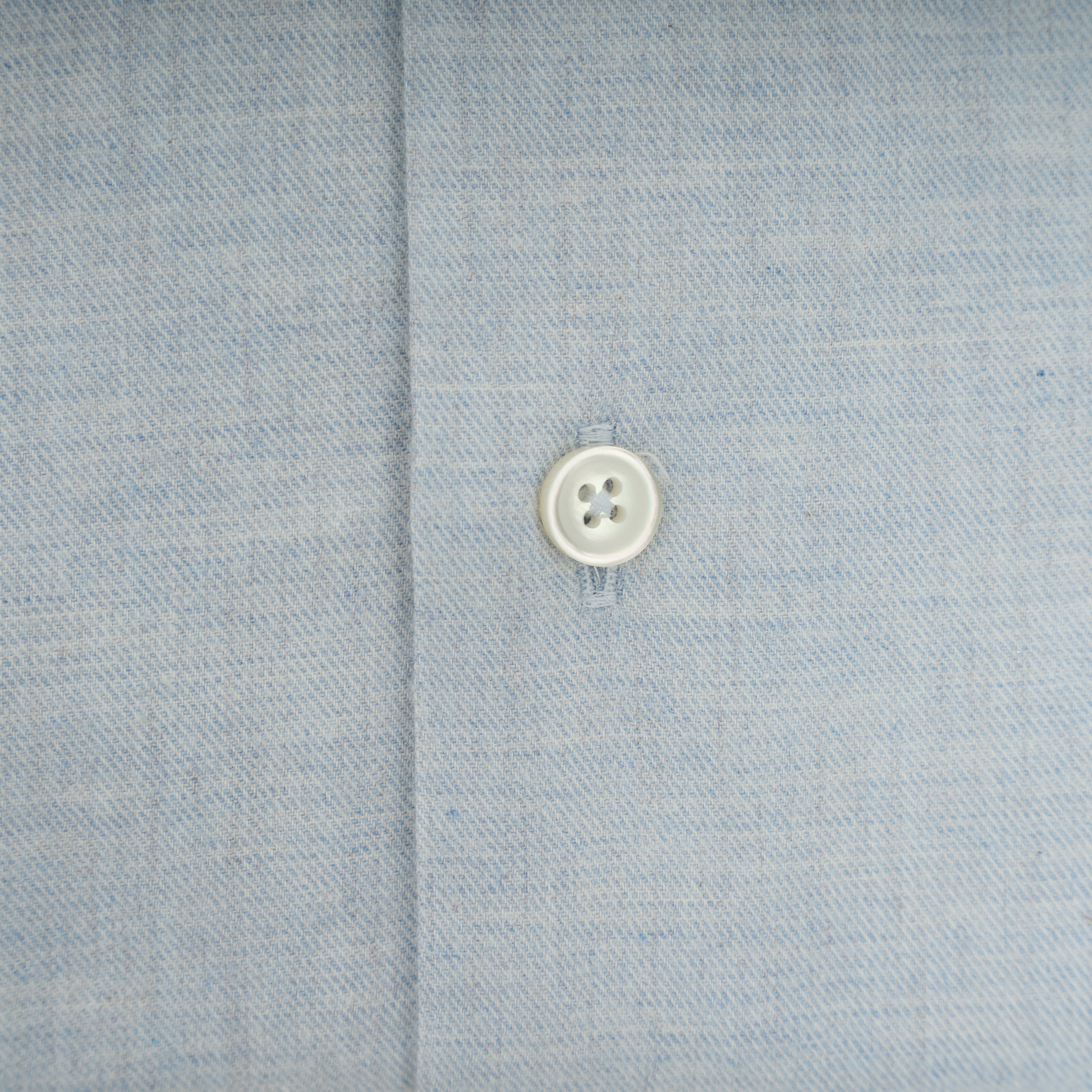 Xacus Overhemd Flannel Lichtblauw | Supercotone