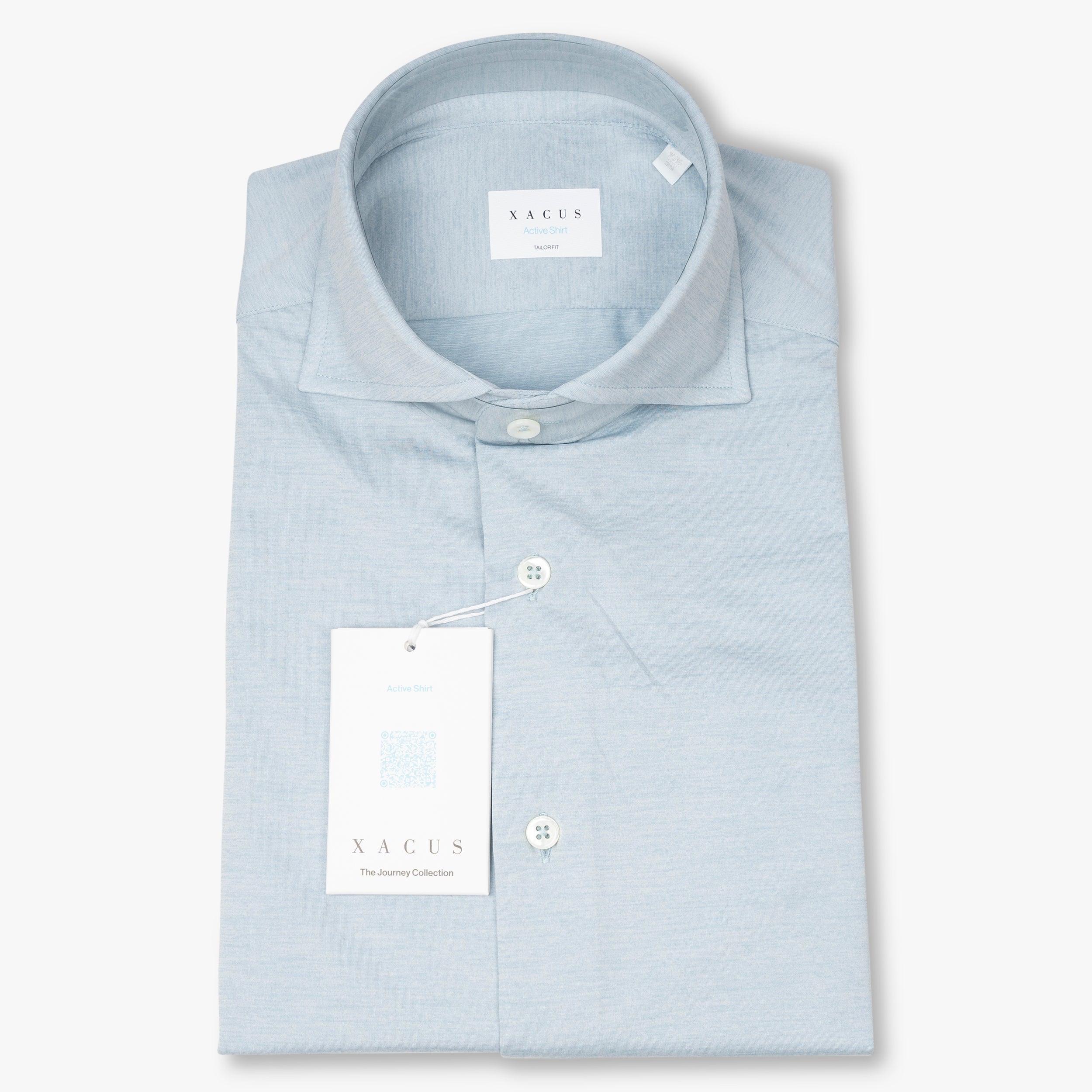 Xacus Overhemd Lichtblauw | Active Shirt