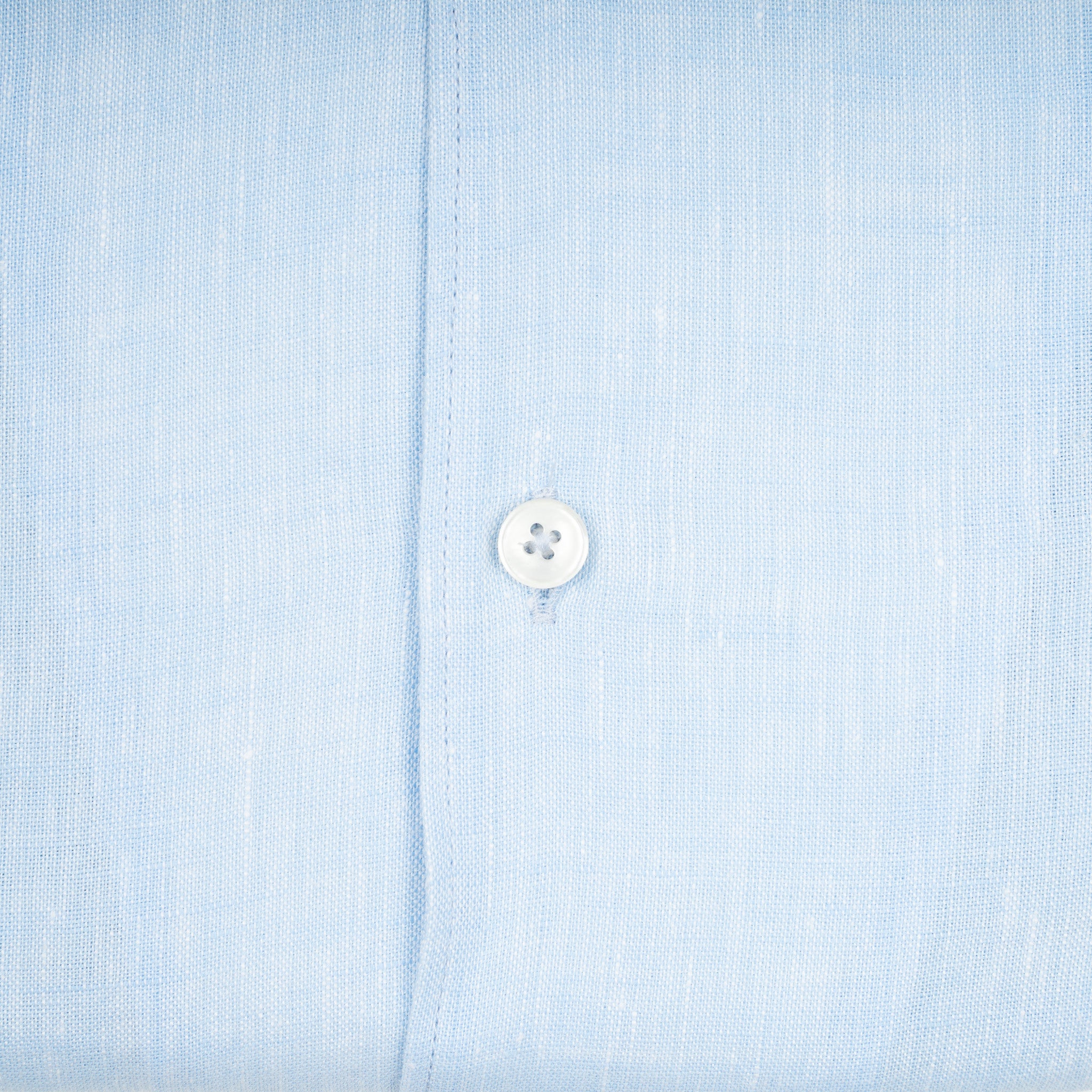 Xacus Linnen Overhemd Lichtblauw