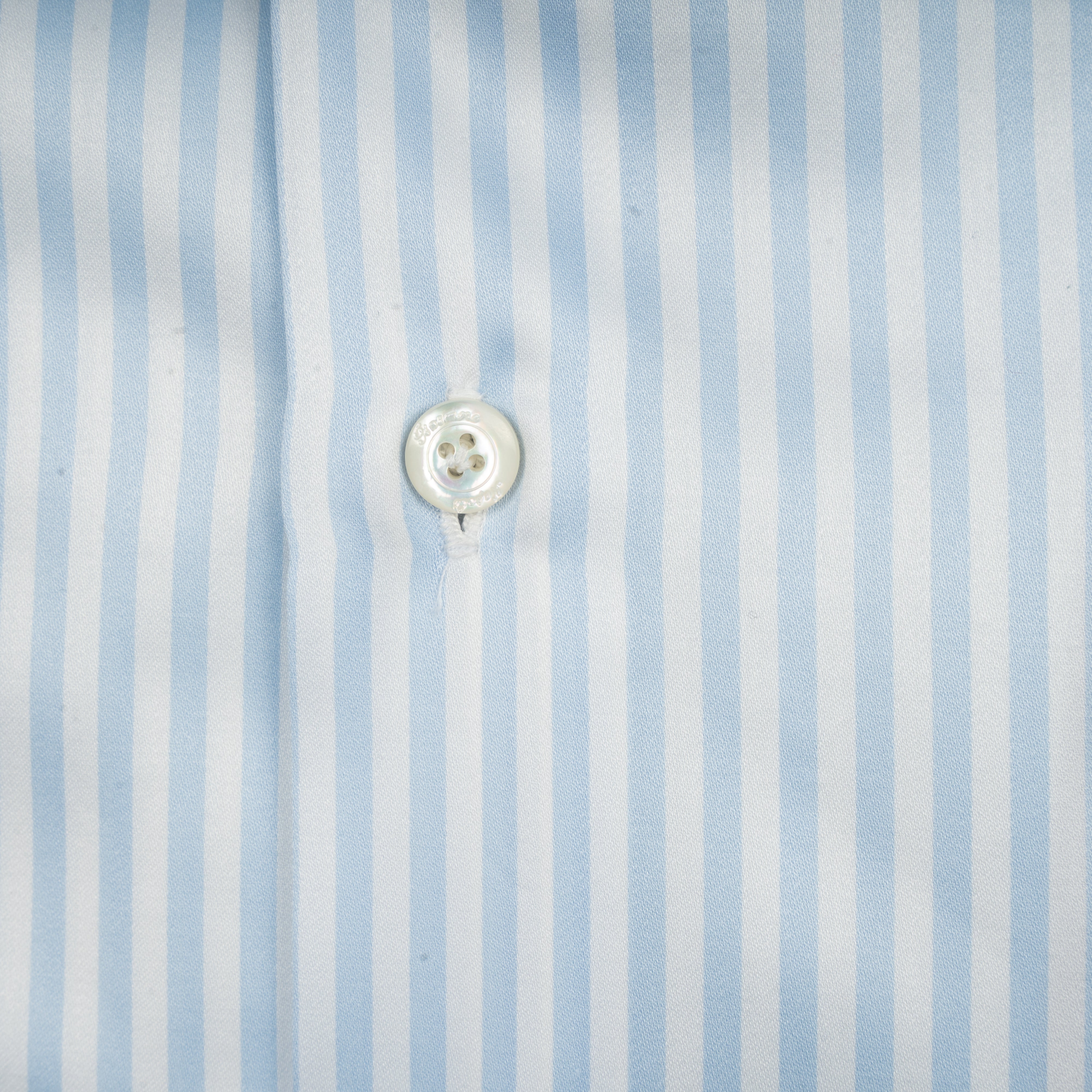 Finamore Overhemd Lichtblauw Gestreept | Alumo