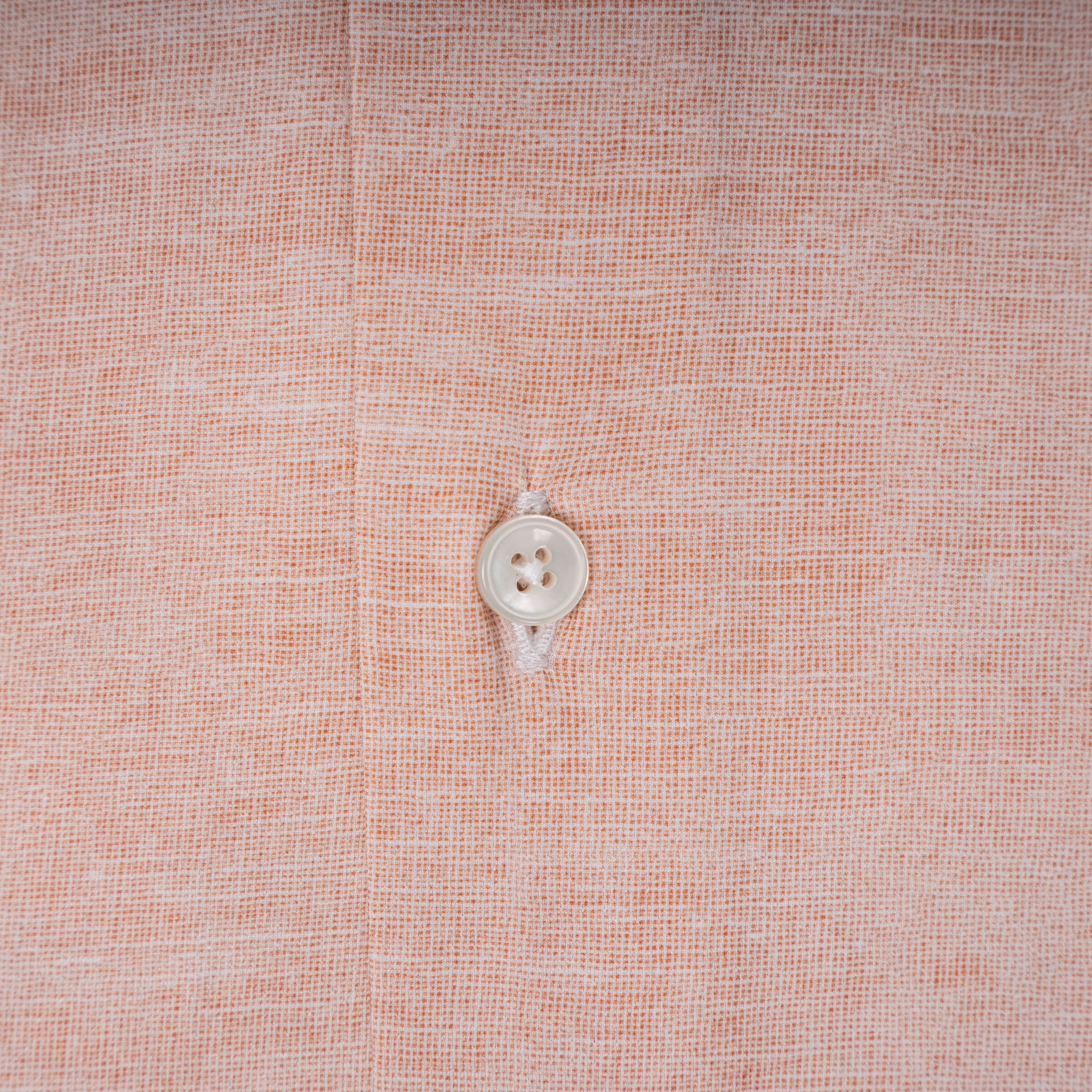 Xacus Overhemd Oranje Linnen Look | Active Shirt