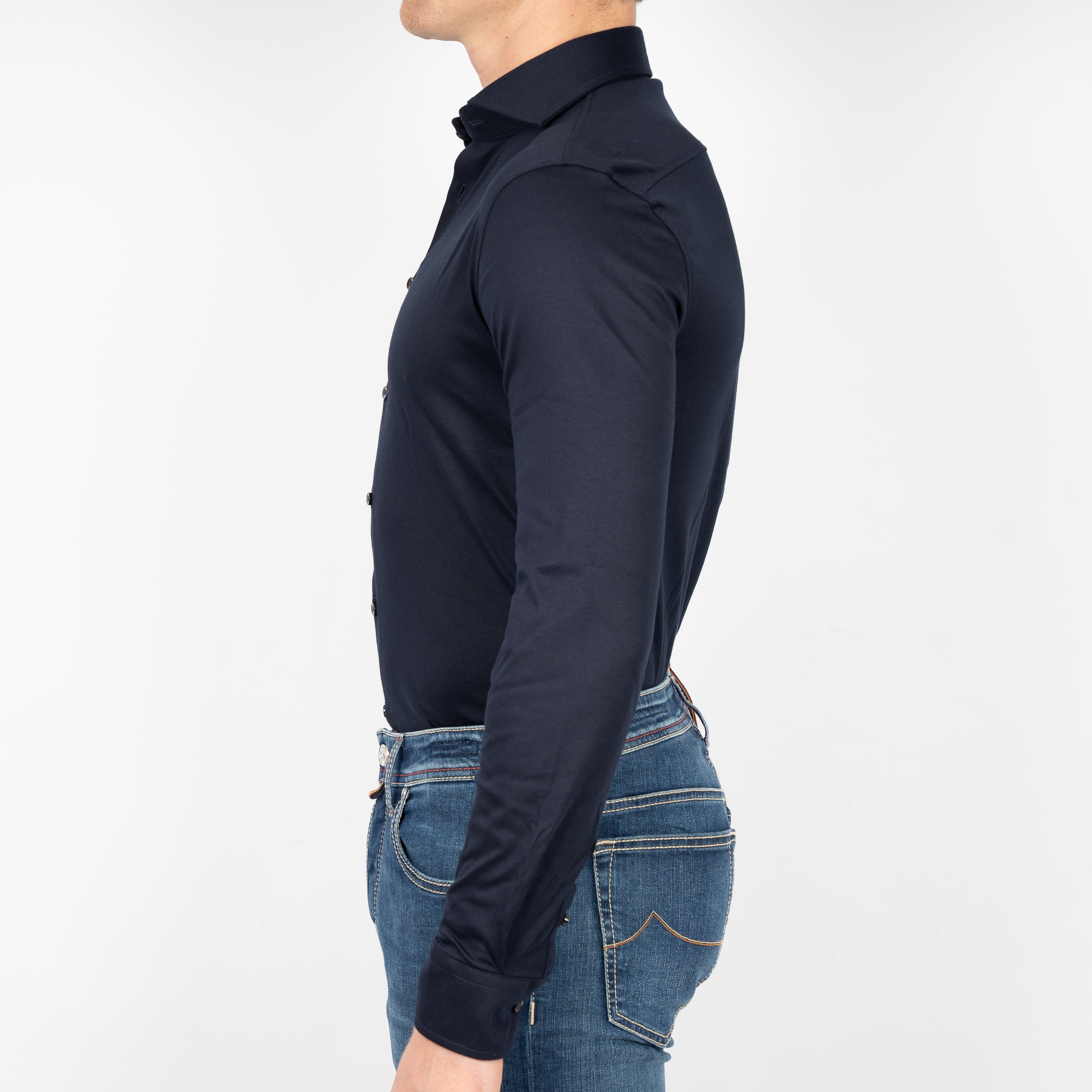 Desoto Overhemd Donkerblauw | Luxury Hai