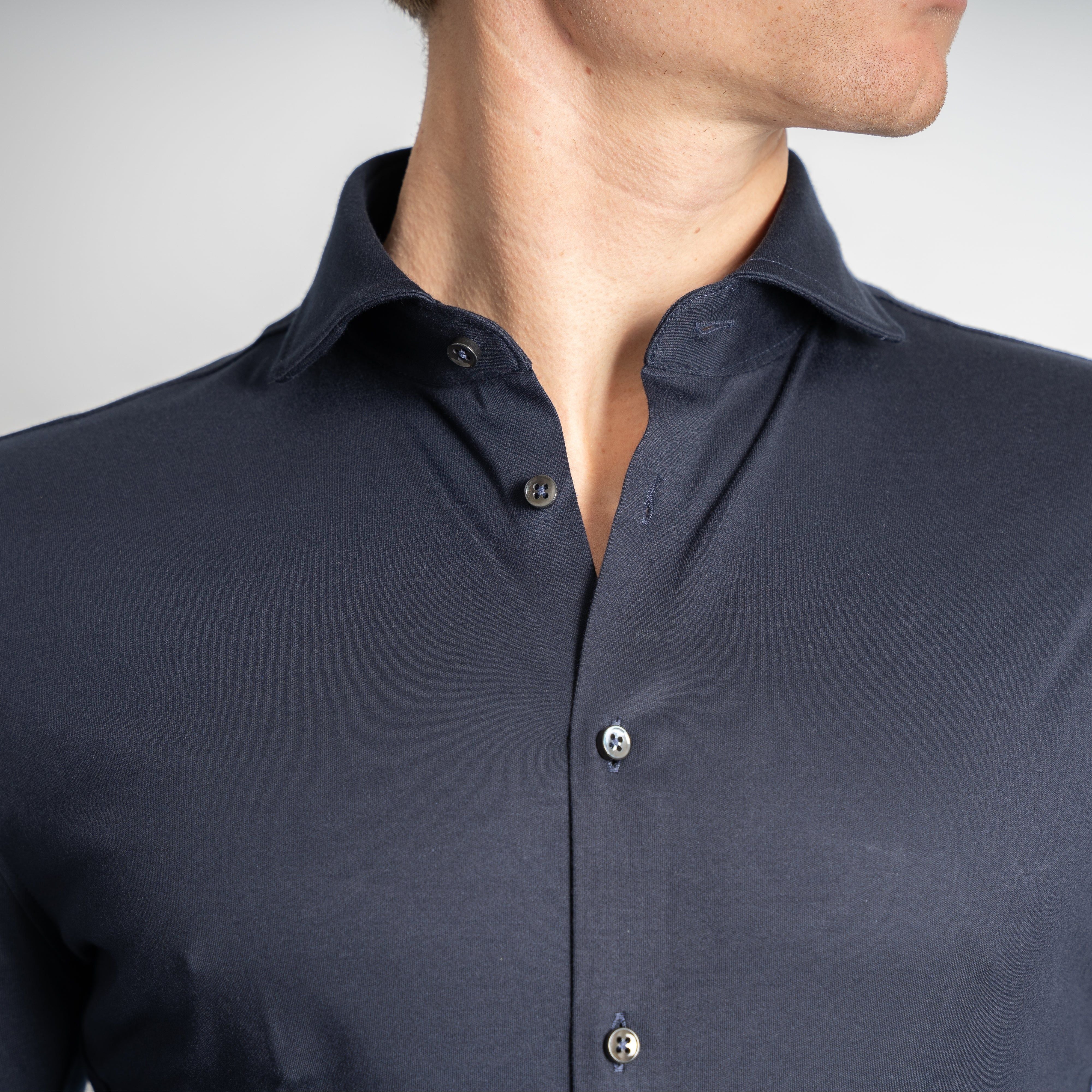 Desoto Overhemd Donkerblauw | Luxury Hai