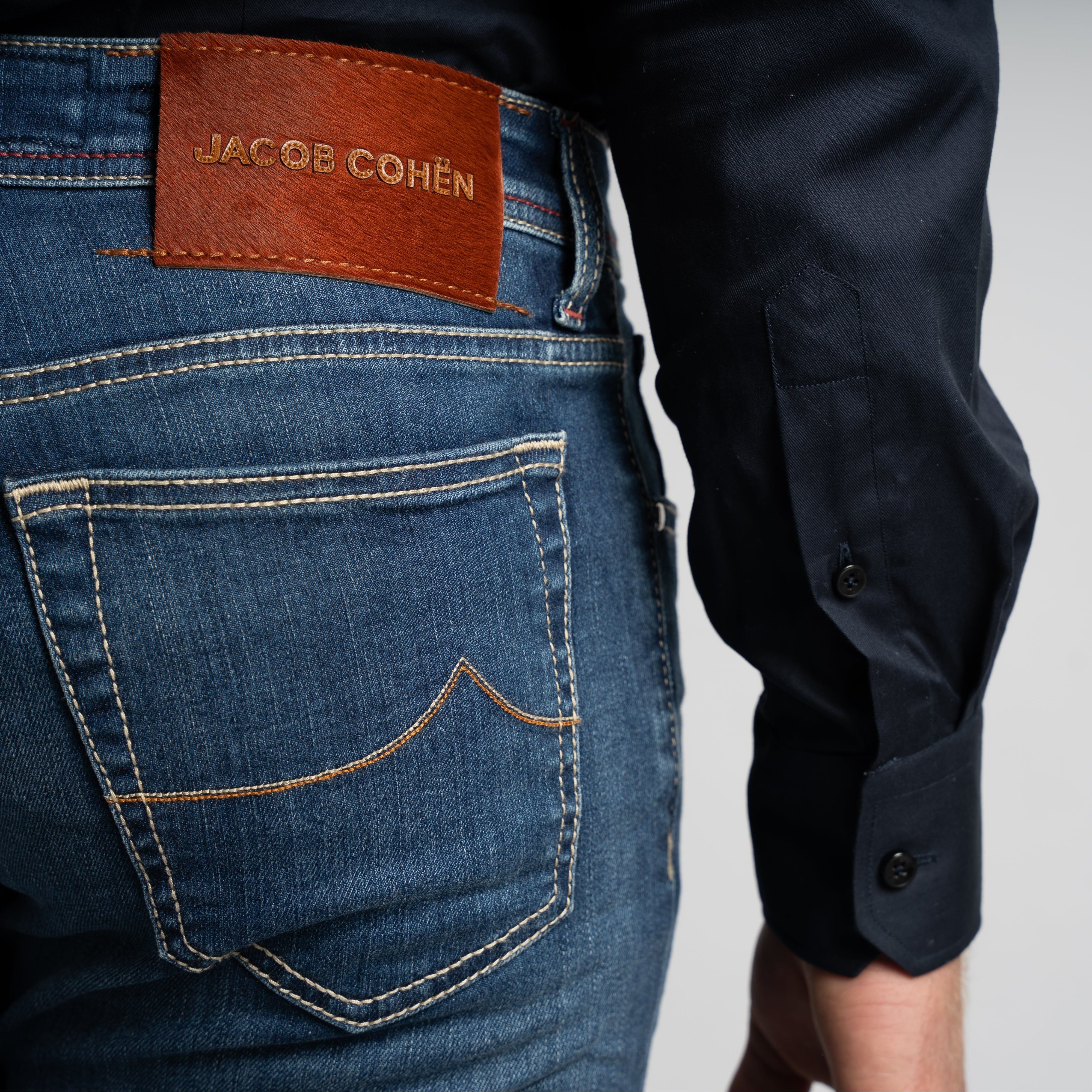 Xacus Overhemd donkerblauw tailor fit