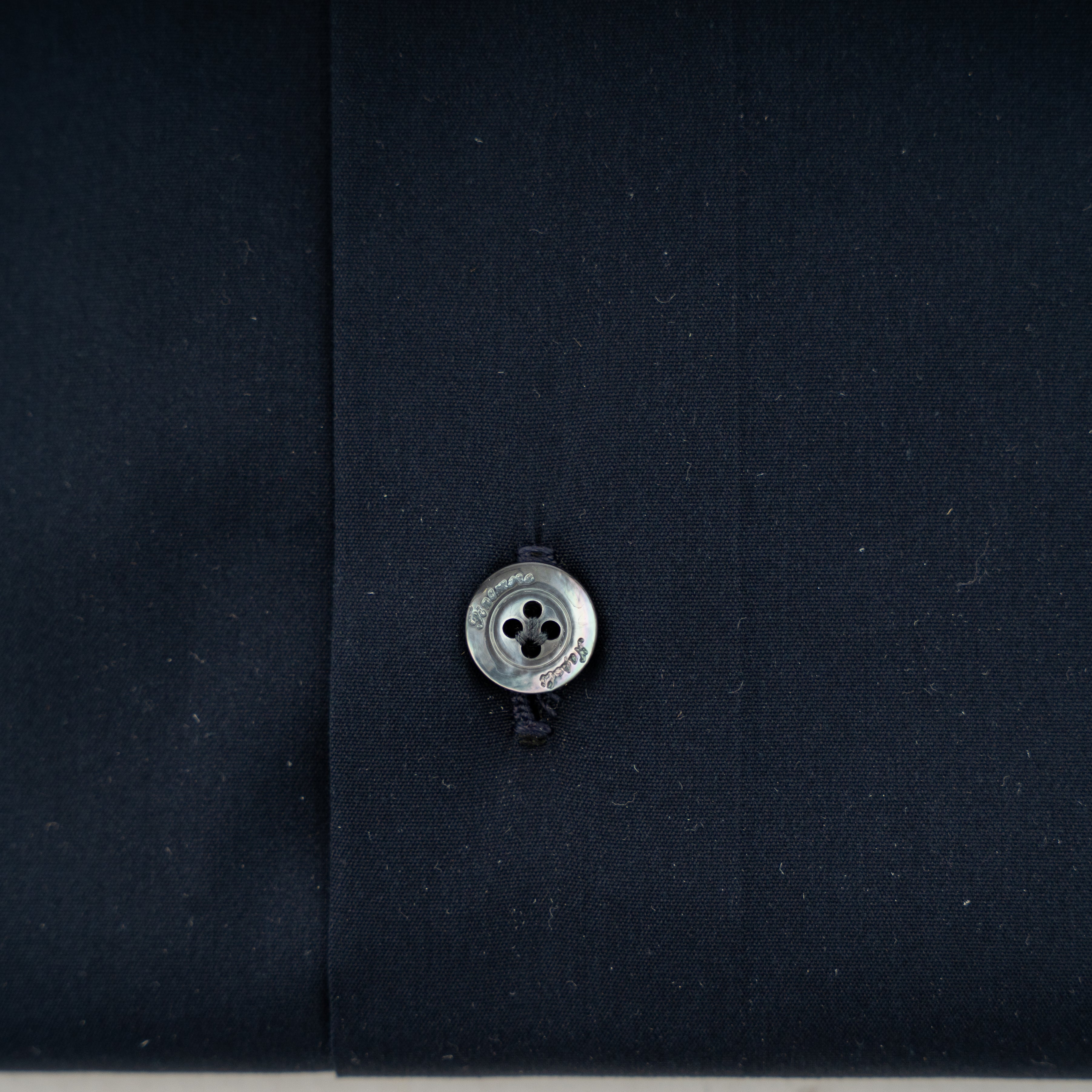 Finamore Overhemd donkerblauw