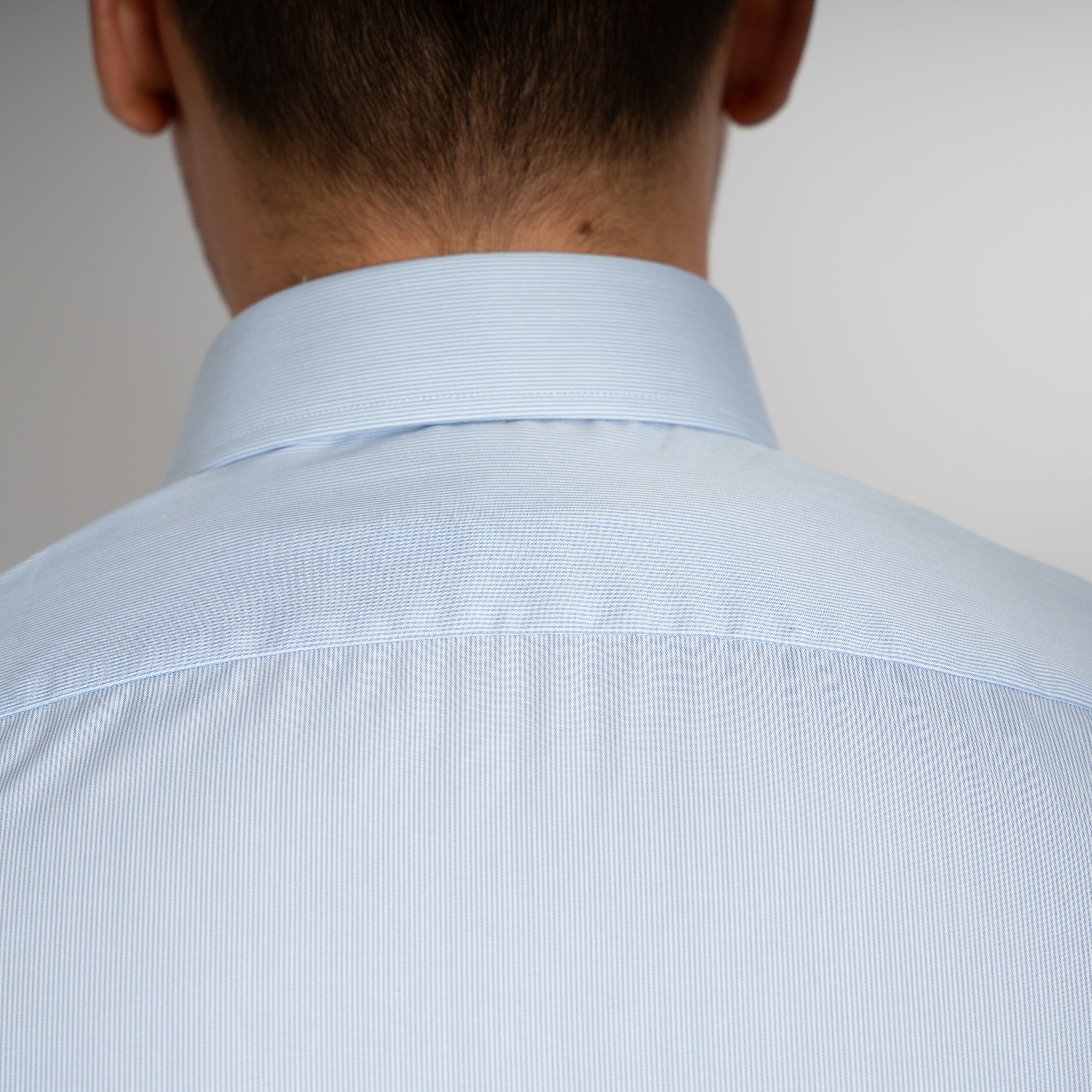 Xacus Overhemd Sky Blauw Gestreept | Evolution Fit