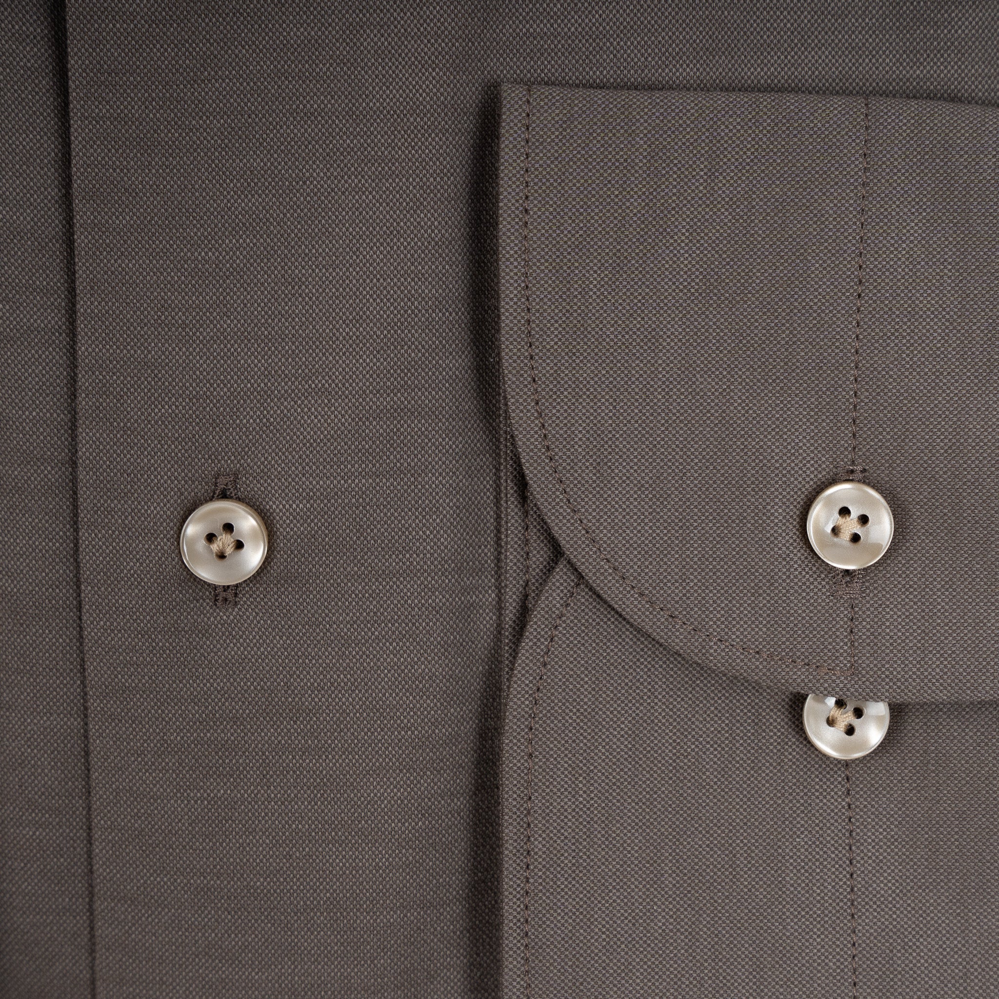 Profuomo Overhemd Taupe | Japanese Knitted