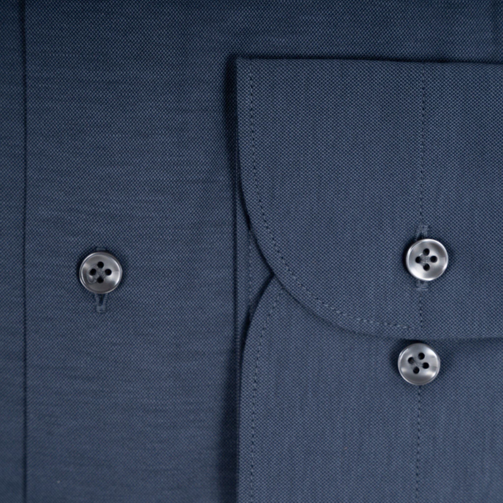 Profuomo Overhemd Indigo Blauw | Japanese Knitted