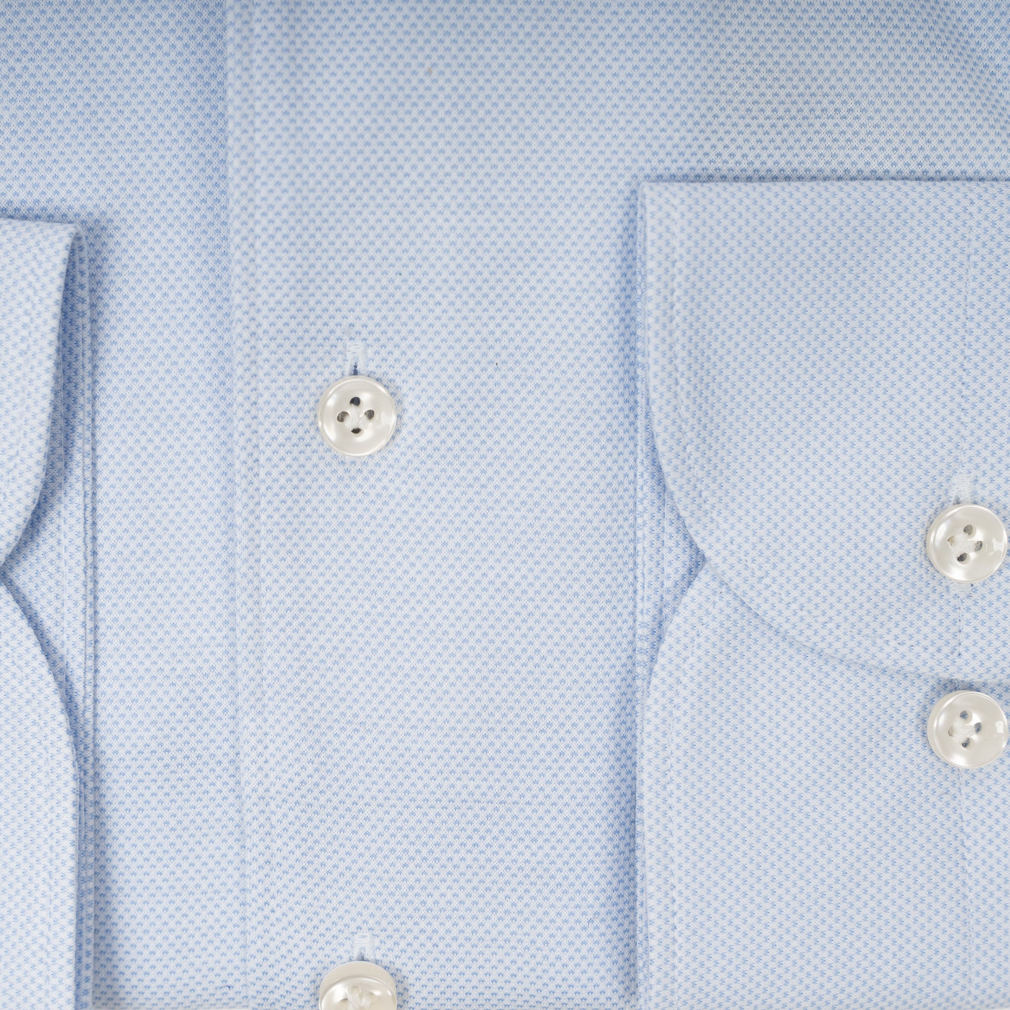 Profuomo Overhemd Lichtblauw | Japanese Knitted