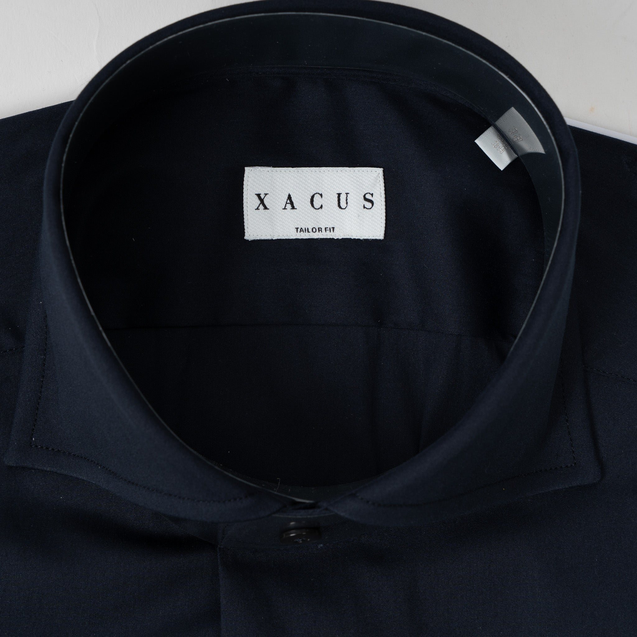 Xacus Overhemd Donkerblauw | Albini Stretch